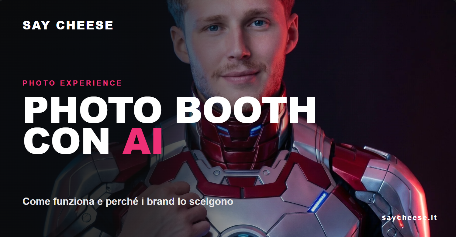 Photo booth con intelligenza artificiale per eventi: come funziona e perché i brand lo scelgono