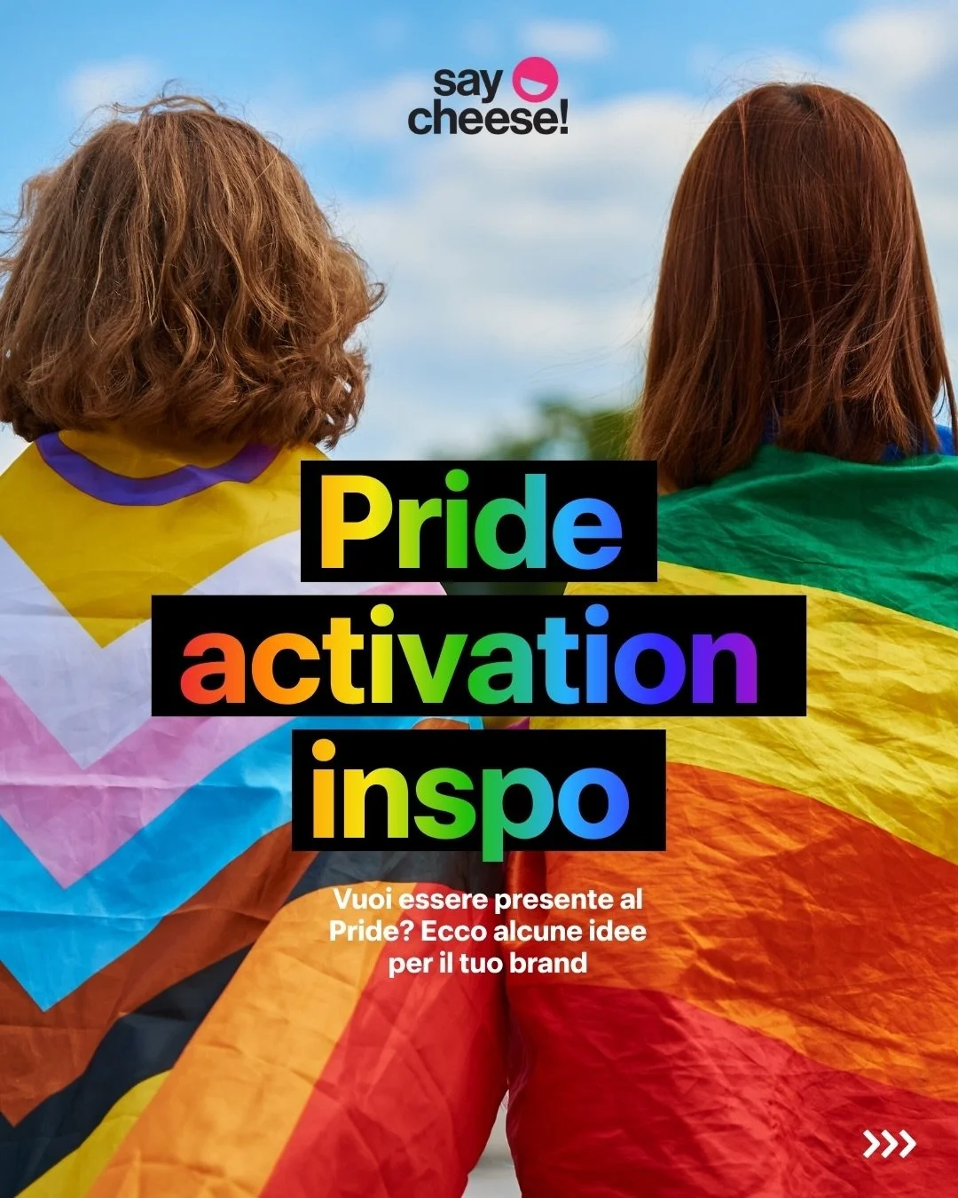 Vuoi essere presente al Pride con il tuo brand? 🌈

Ecco qualche idea per trasformare la tua attivazione in un&rsquo;esperienza da ricordare: contenuti personalizzati, photo opportunity, gadget branded e momenti pensati per coinvolgere davvero la com