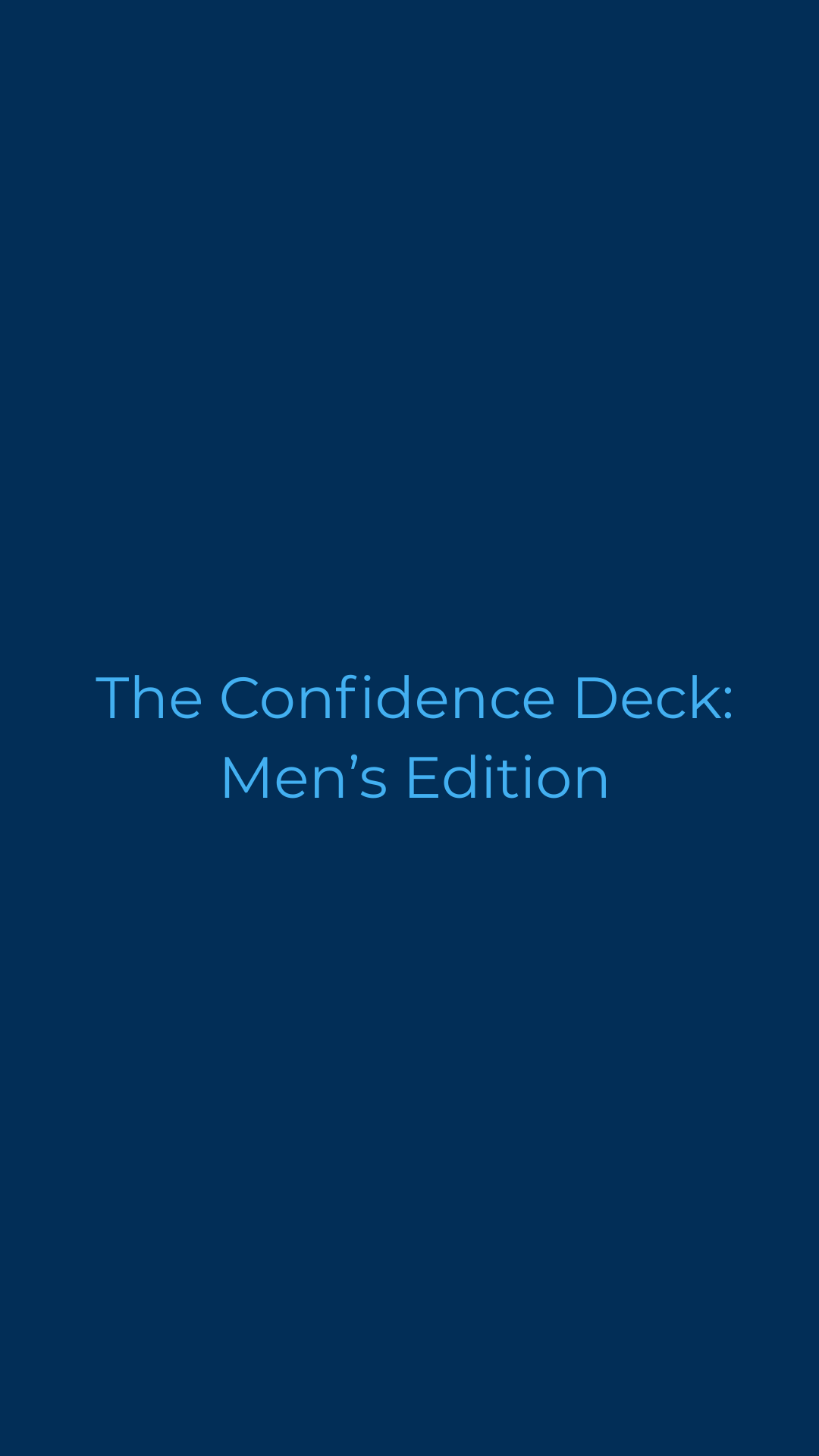 TCD Men's Edition