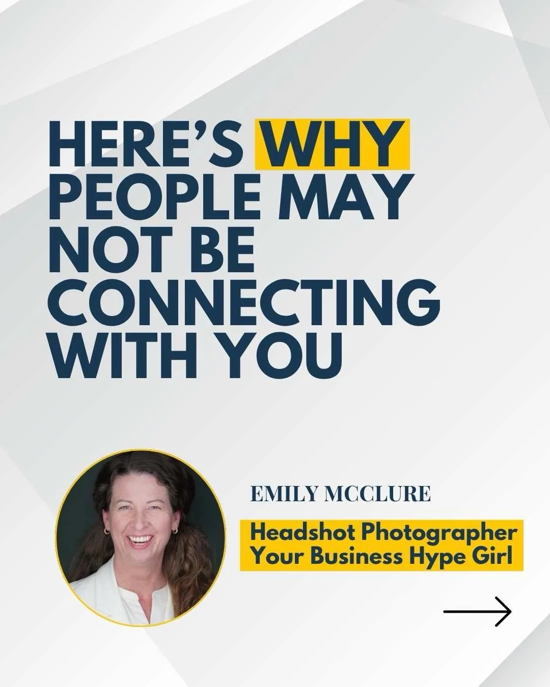 REASONS | why people connect.  Sometimes it starts before you ever walk into the room.  Wild right? 

Your online presence is already your intro!  Think of it like your BFF going ahead of you, telling the world who you are and why you matter.🤝

But 