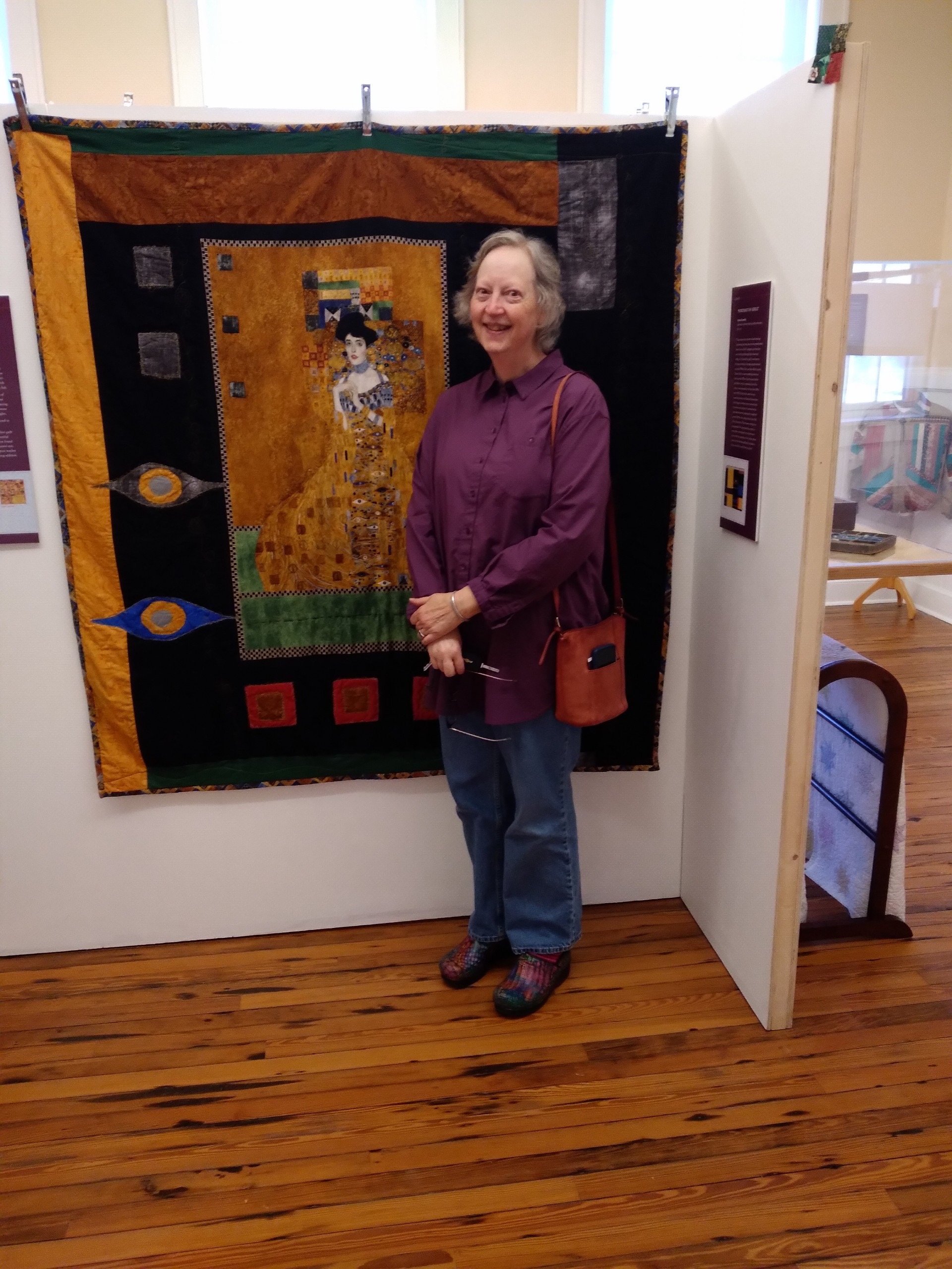 Quilt Trails Grand Prize winner, Susan Mary Reynolds.