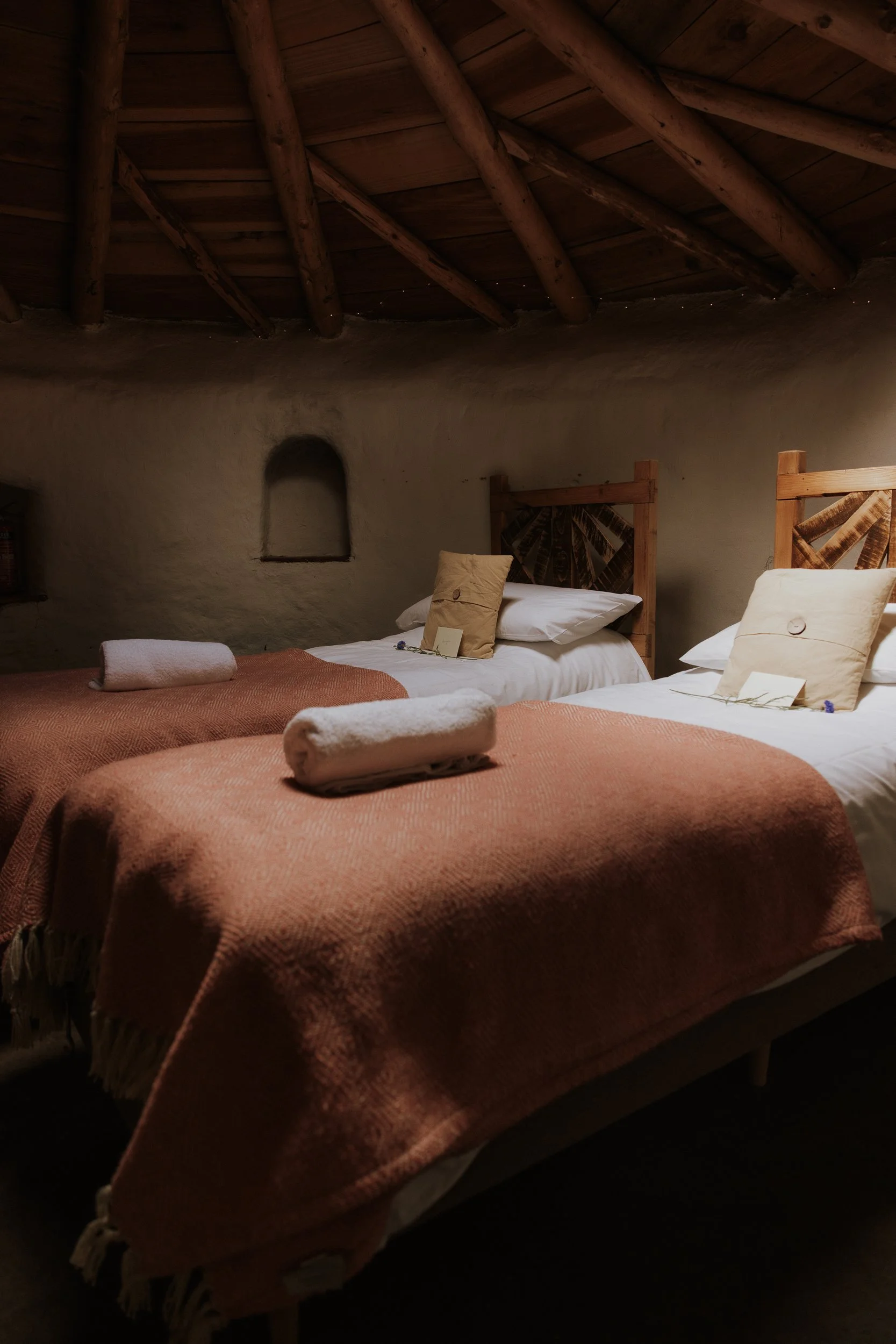 Single shared in yurt or cabin