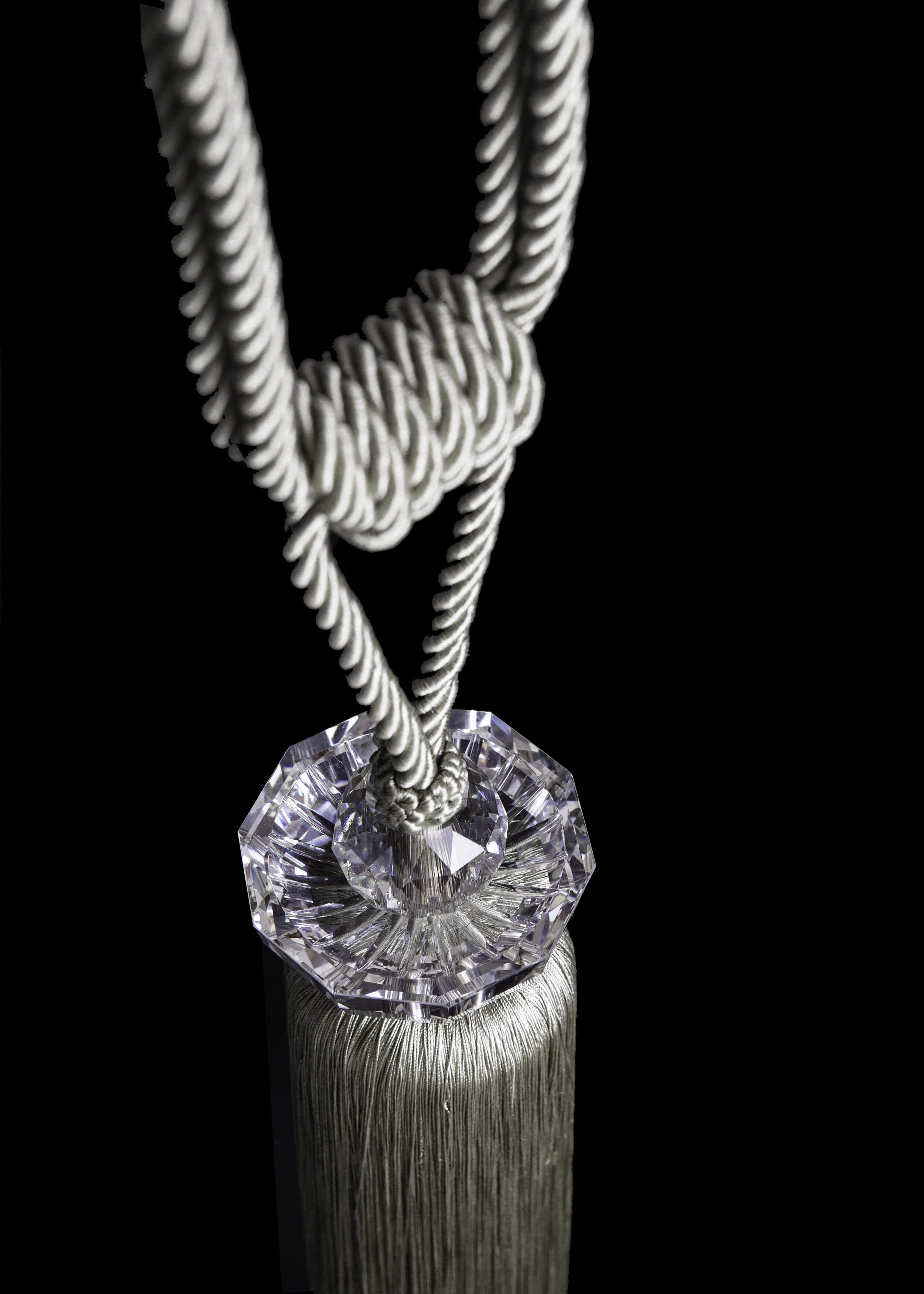 Ball Crystal with silk skirt