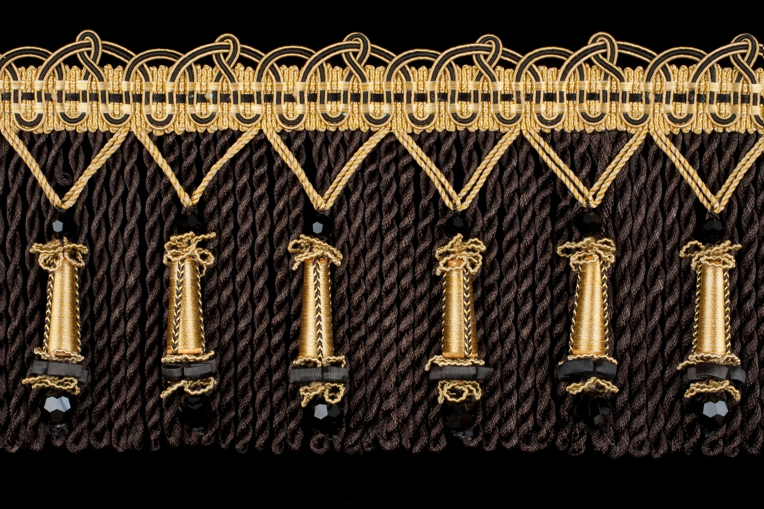 Tina Crystal Bullion Fringe 