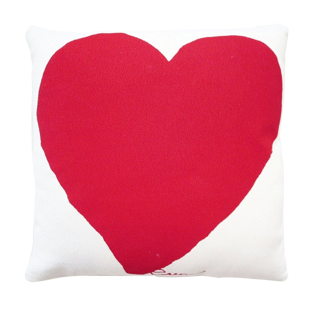 big heart pillow