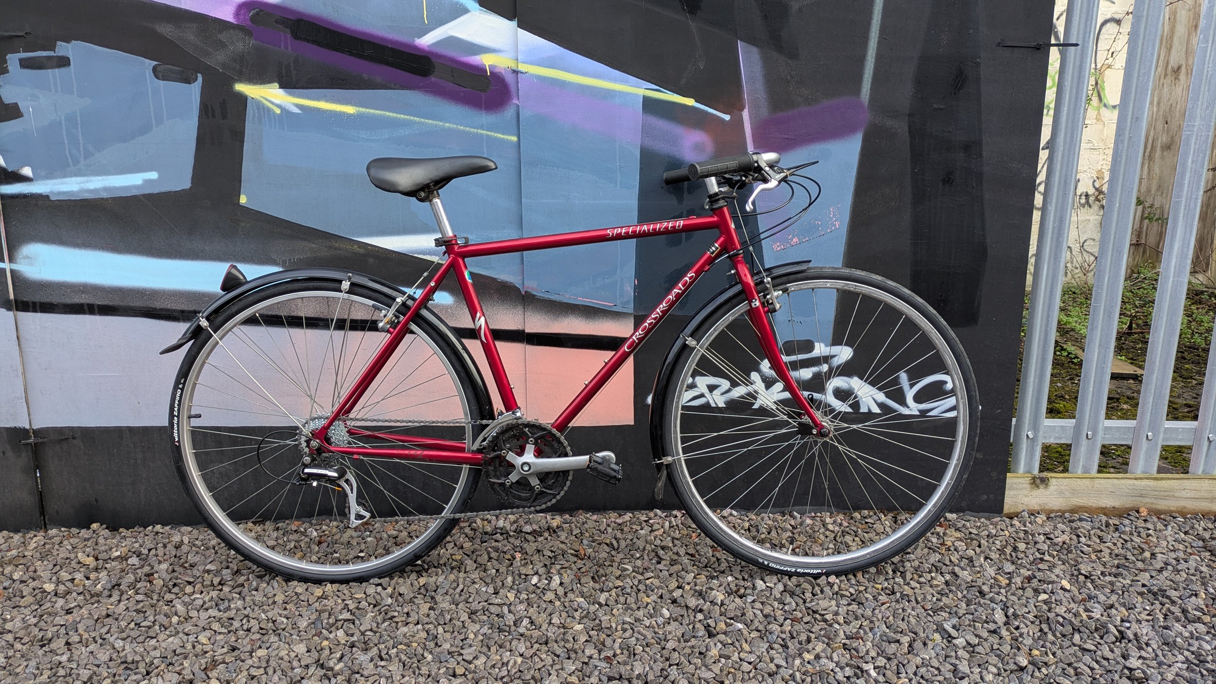 Specialized Crossroads Red Hybrid Commuter 52cm