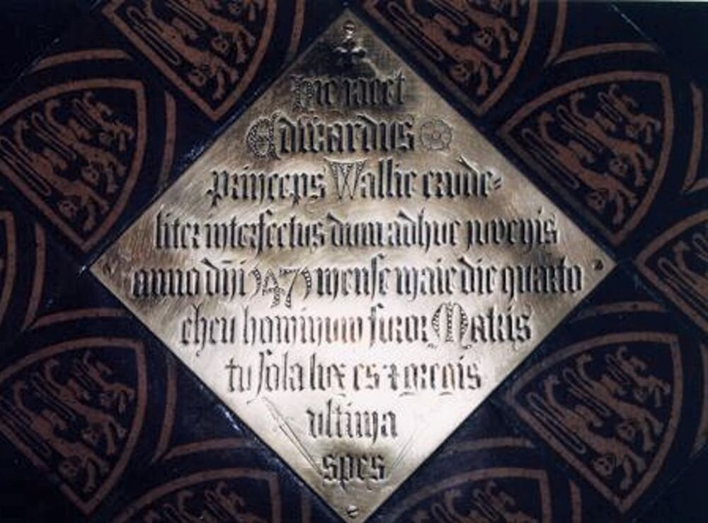 Prince Edward’s Epitaph, Tewkesbury Abbey