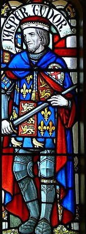 Sir Jasper Tudor.   Stained glass at Cardiff Castle  &nbsp;( Picture Source )