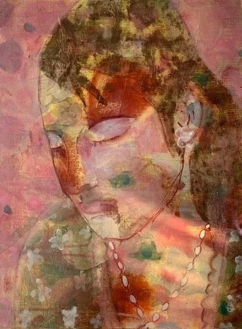 My sister Laura (2025 ) Oil on Canvas 
30x 40cm. 