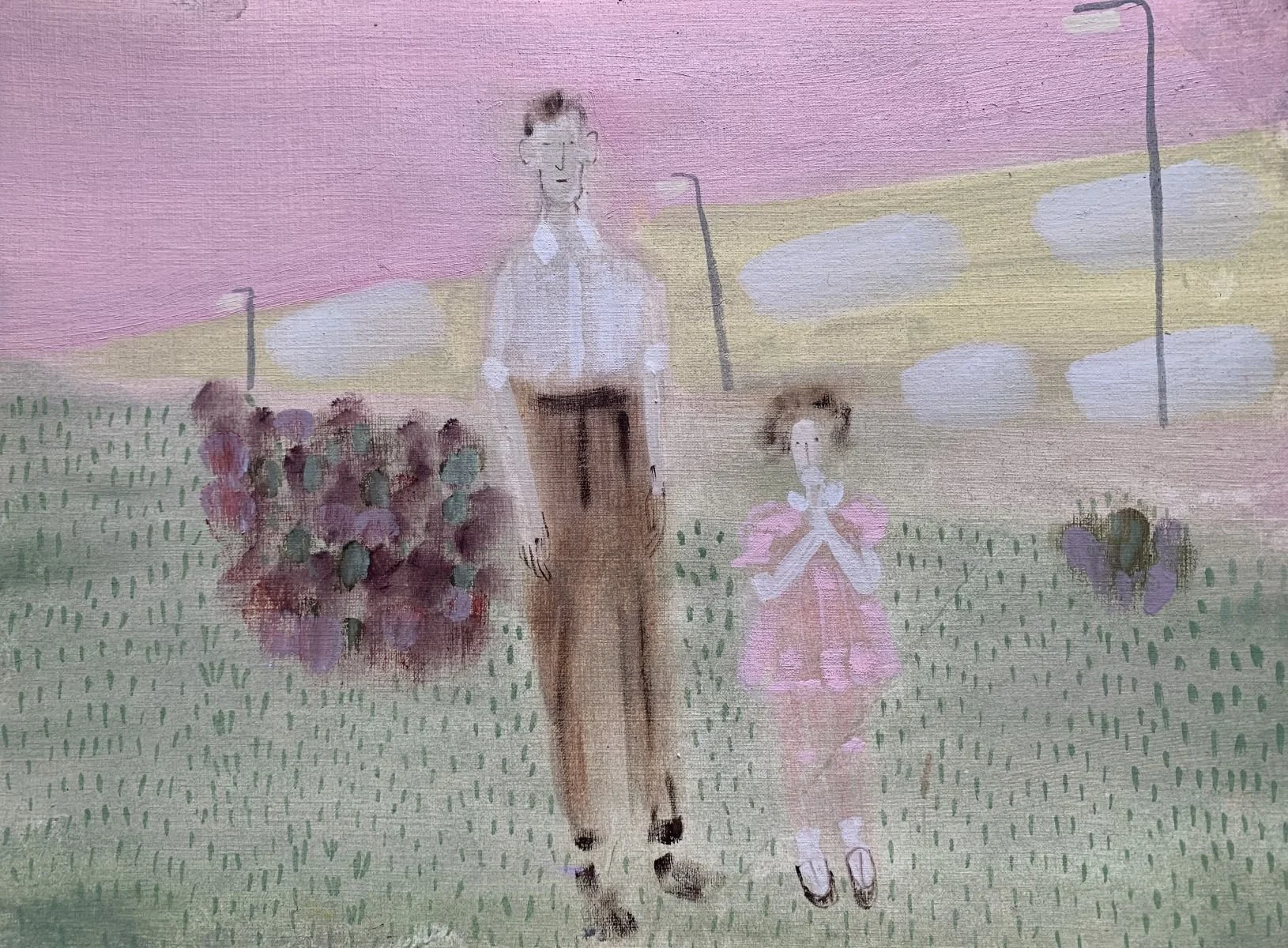 Hester's way ( 2026 ) Oil on paper 