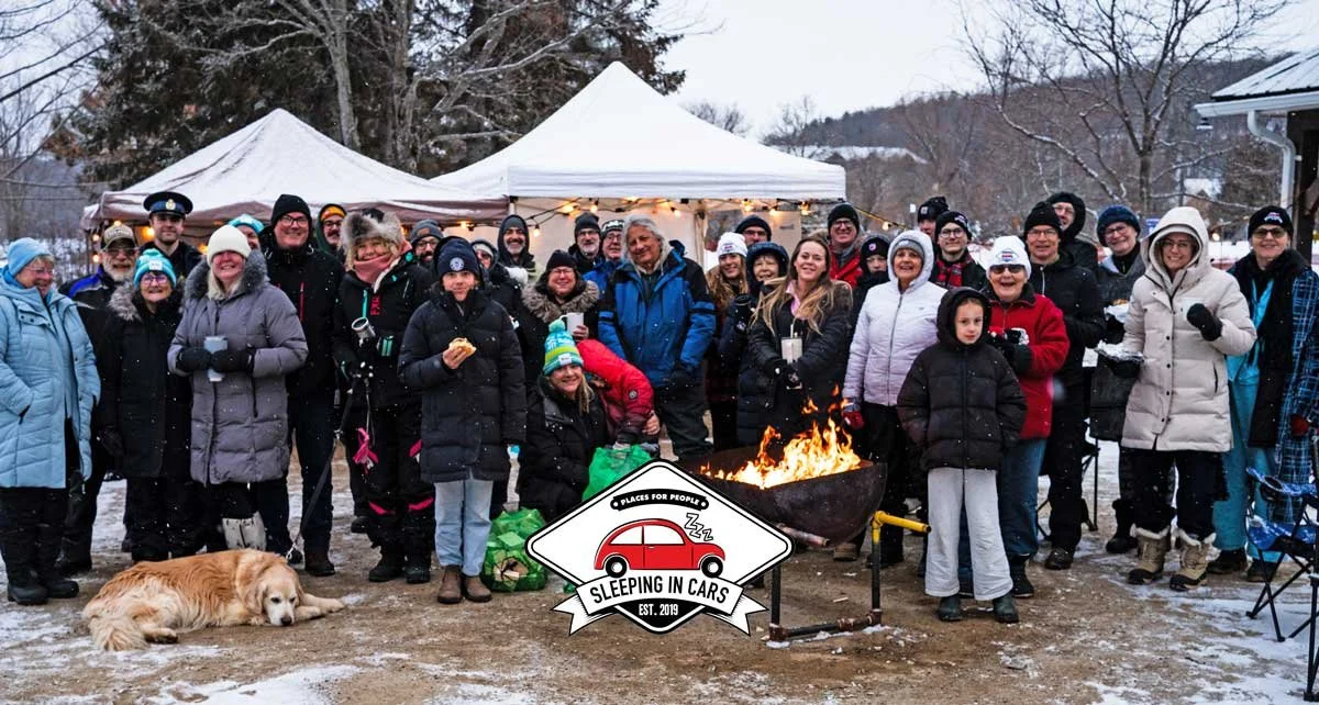 The group of 2026 sleeping in cars participants.