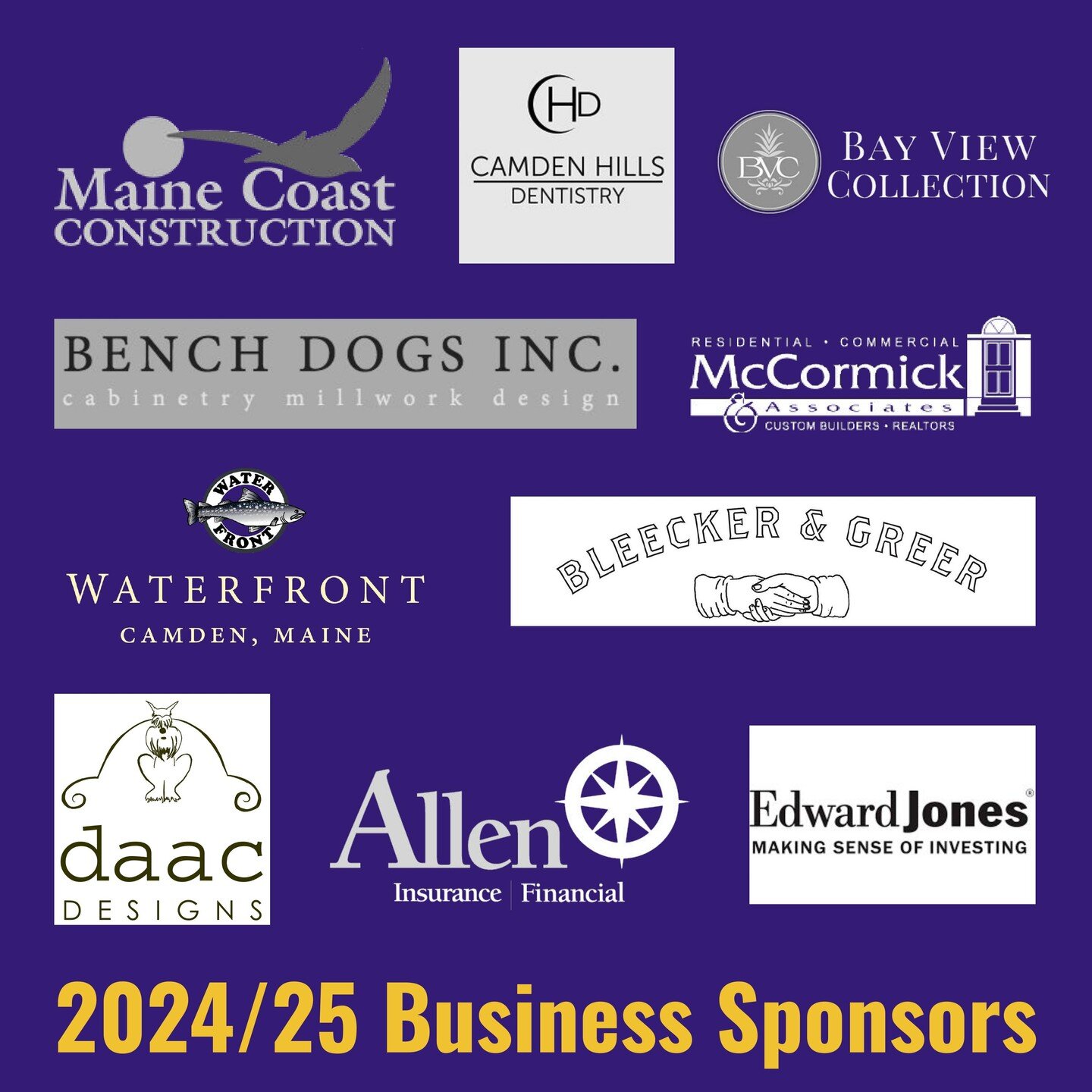 It's business sponsorship season at Bay Chamber and today we're highlighting a few of our amazing 2024-25 advertising sponsors! We're so grateful for our local businesses that contribute so meaningfully to the vitality of our community! 

Visit baych