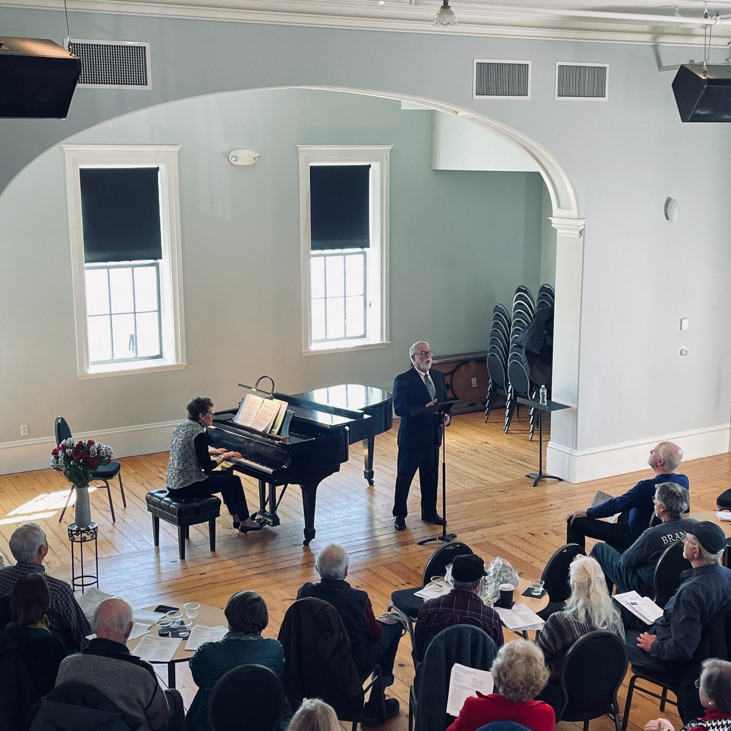 It was a beautiful afternoon for music! Thank you John and Patty for your gorgeous performance. Don't miss our next midday concert coming up on April 10. More info at baychamber.org.