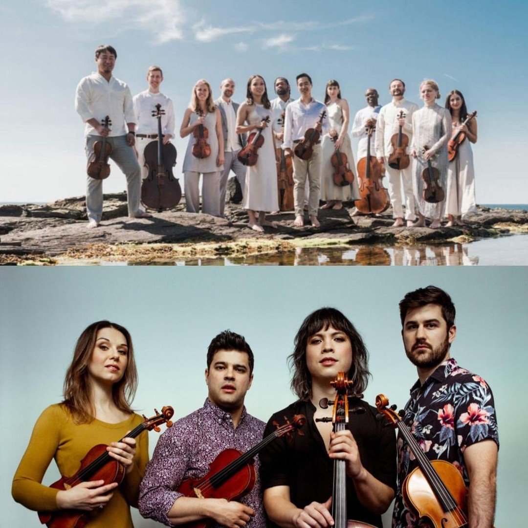 We can't wait to welcome back @palaverstrings with the Grammy award-winning @attaccaquartet on April 25 at 7PM at the @rockportoperahouse

Tickets at baychamber.org.

Special thank you to our concert sponsor, @firstnationalbankme