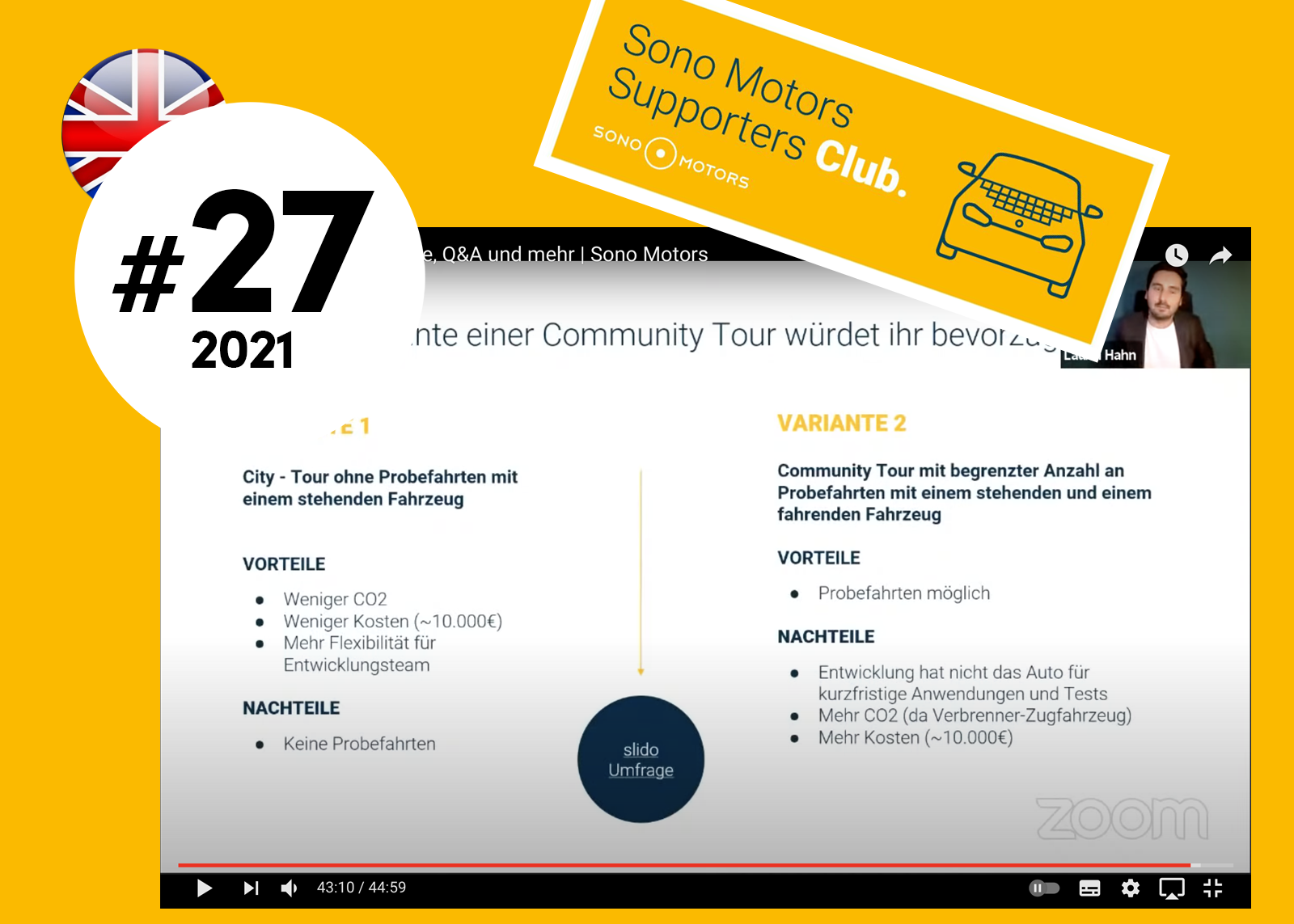 #27 (EN): The week in review, stickers, the Hoff, test drives in Munich