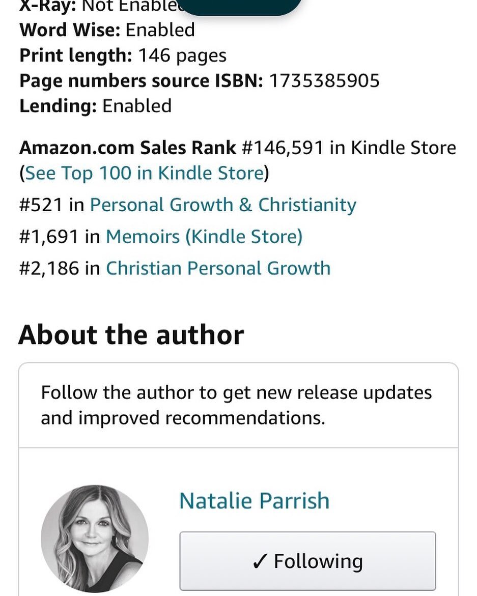 Thank you to those who purchased my first book, &lsquo;Girl Behind the Smile&rsquo;. In October 2020, I made it to #1 in some smaller book categories and the top 50 in other categories. It has been 4 months since launch and this week I was pleasantly