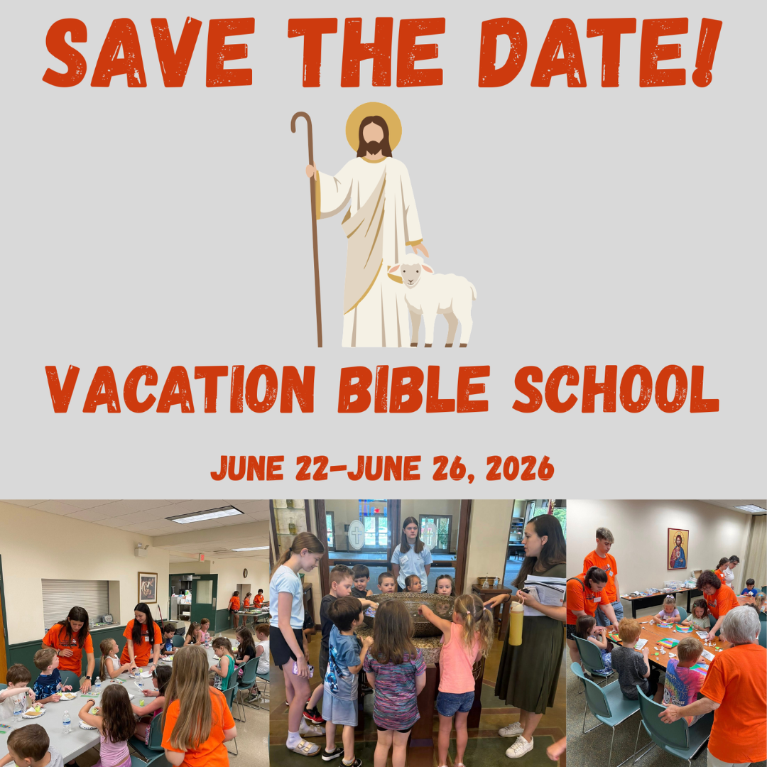 SAVE THE DATE! Vacation Bible School