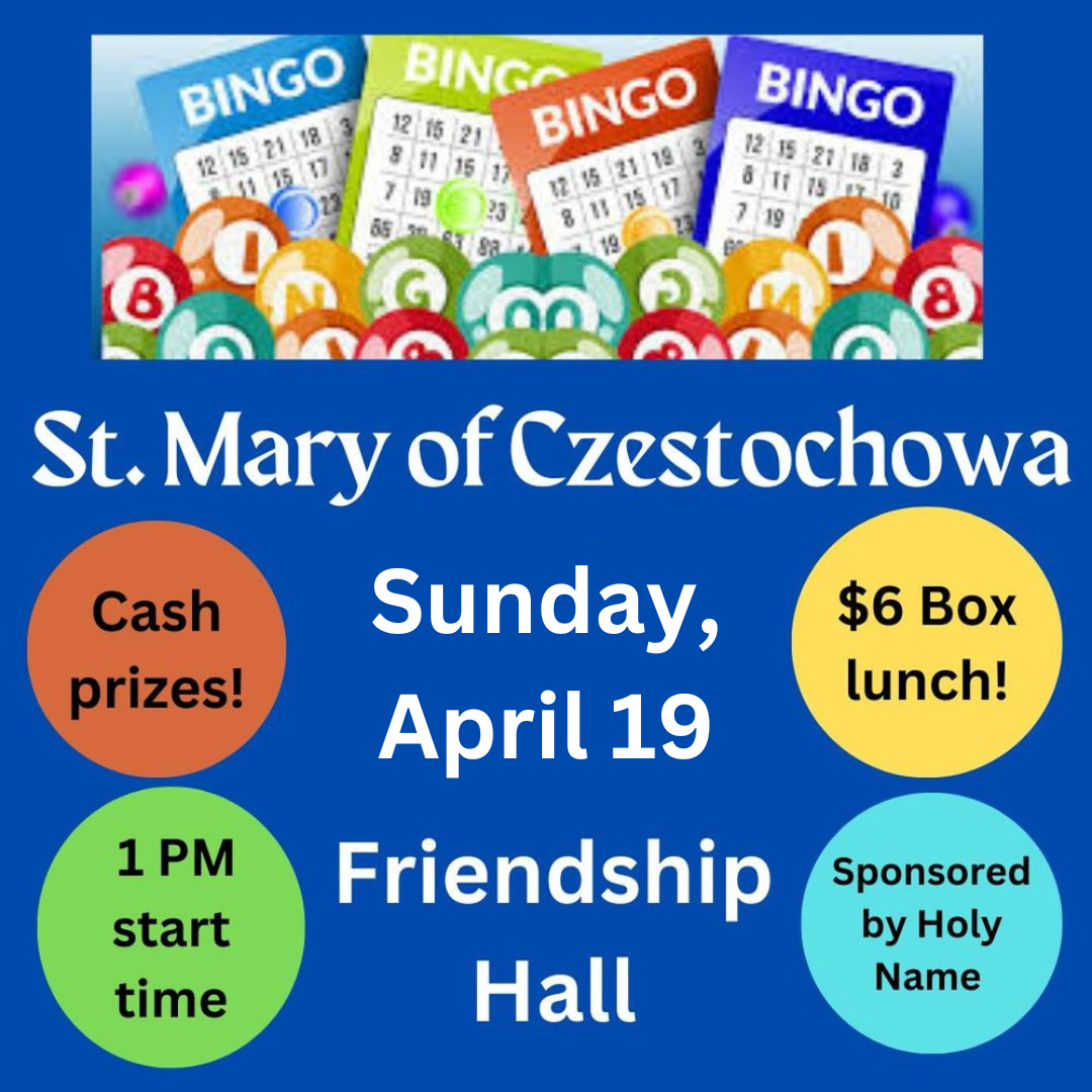 St. Mary Holy Name Bingo