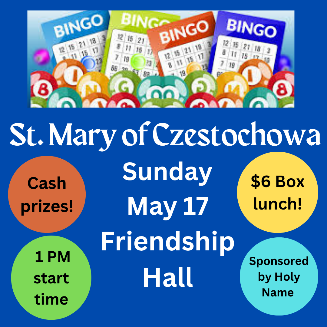 St. Mary Holy Name Bingo