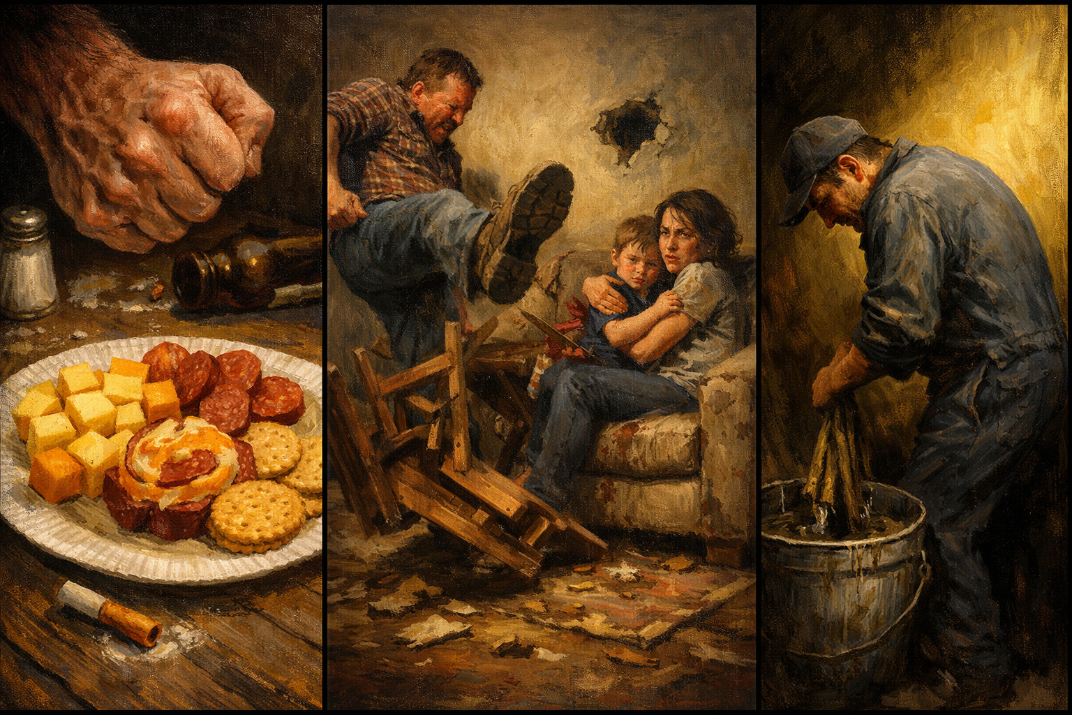 A Triptych Titled "Happy Hour" (Round 3)