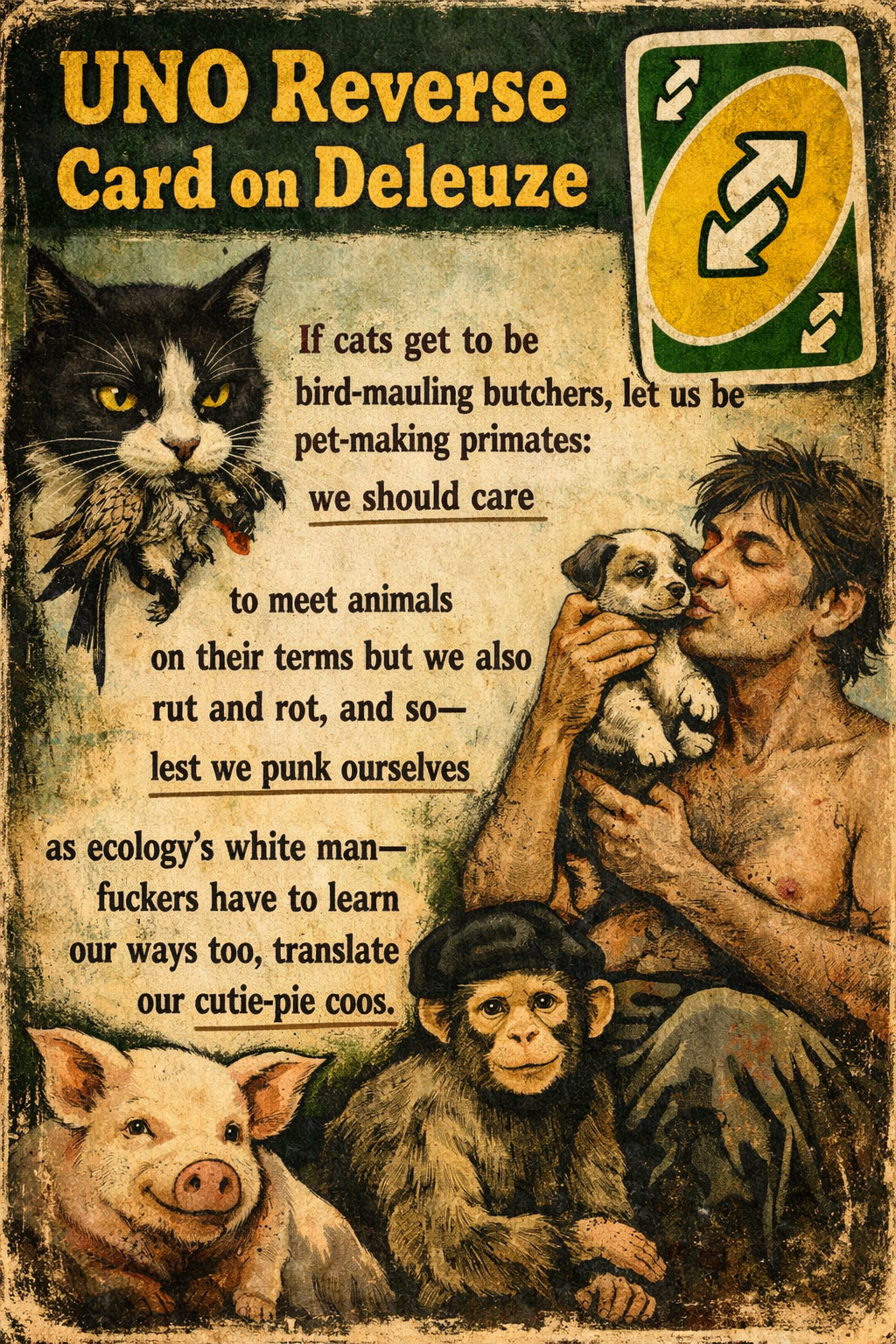 UNO Reverse Card on Deleuze