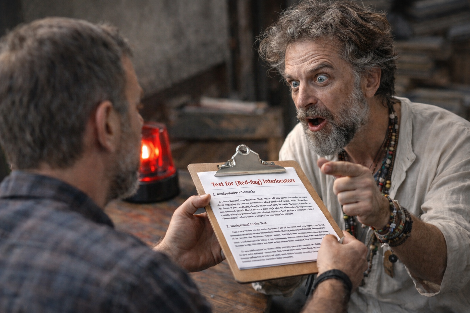 Test for (Red-Flag) Interlocutors (Round 3)