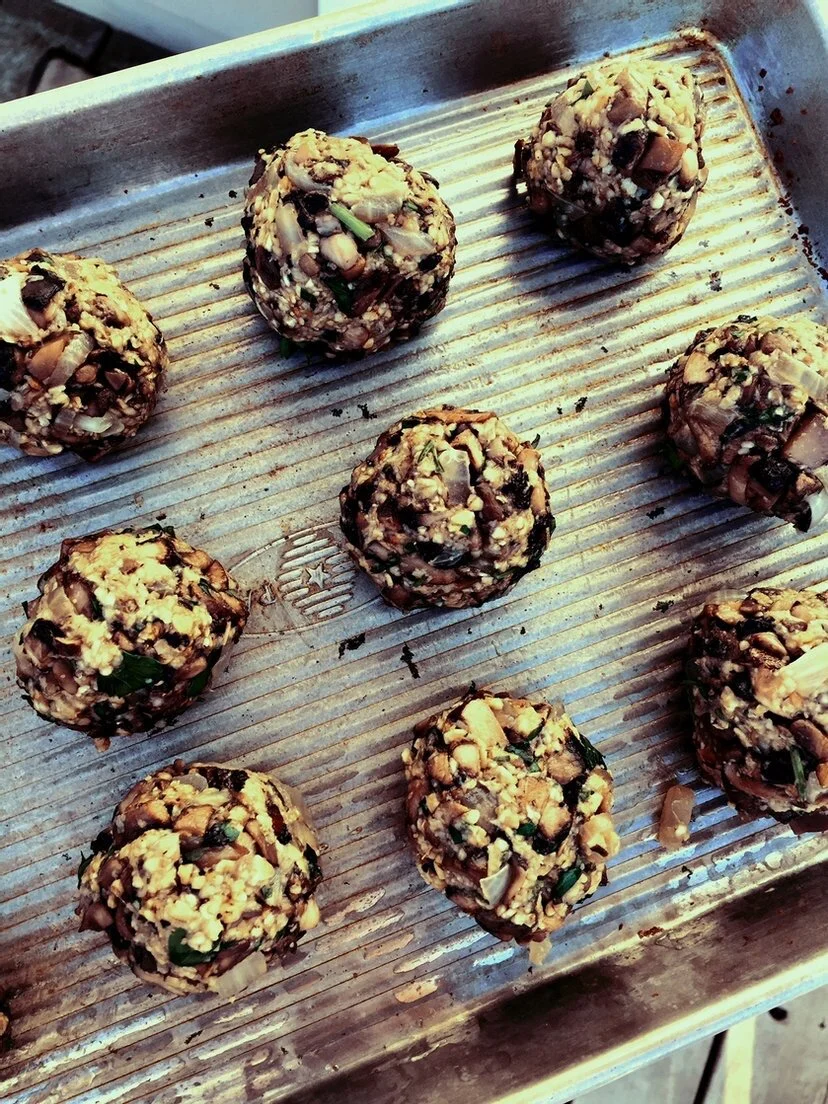 Mushroom Meatballs!
