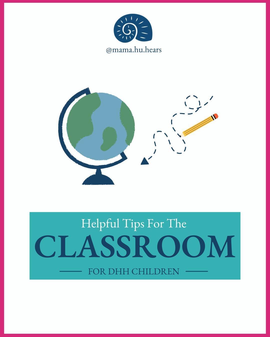 Here's a quick guide to help make a classroom a welcoming space for DHH students. From visual accessibility and supplemental materials to speaker responsibilities and technology, we've got you covered!

Swipe through for helpful tips and let me know 