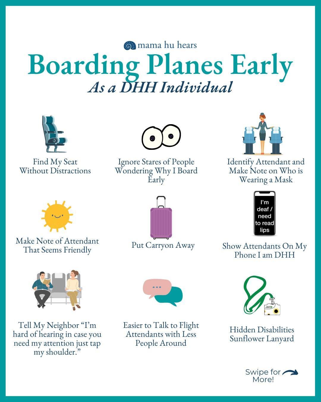 I travel a lot for speaking engagements and I've figured out the best process for navigating an airport and boarding planes. I am usually the youngest person in line for priority boarding without kids. It used to make me self-conscious - but I've rea