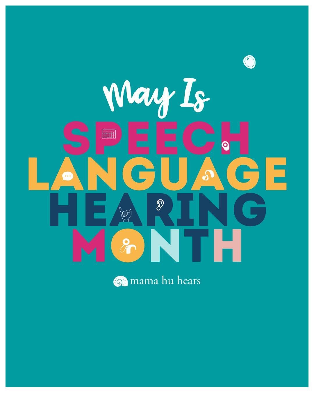 What used to be called Better Hearing and Speech Month is now National Speech-Language-Hearing Month!

💛 This is traditionally a month to raise awareness for all that audiologists and SLPs do - let me tell you having been on both the patient and pro