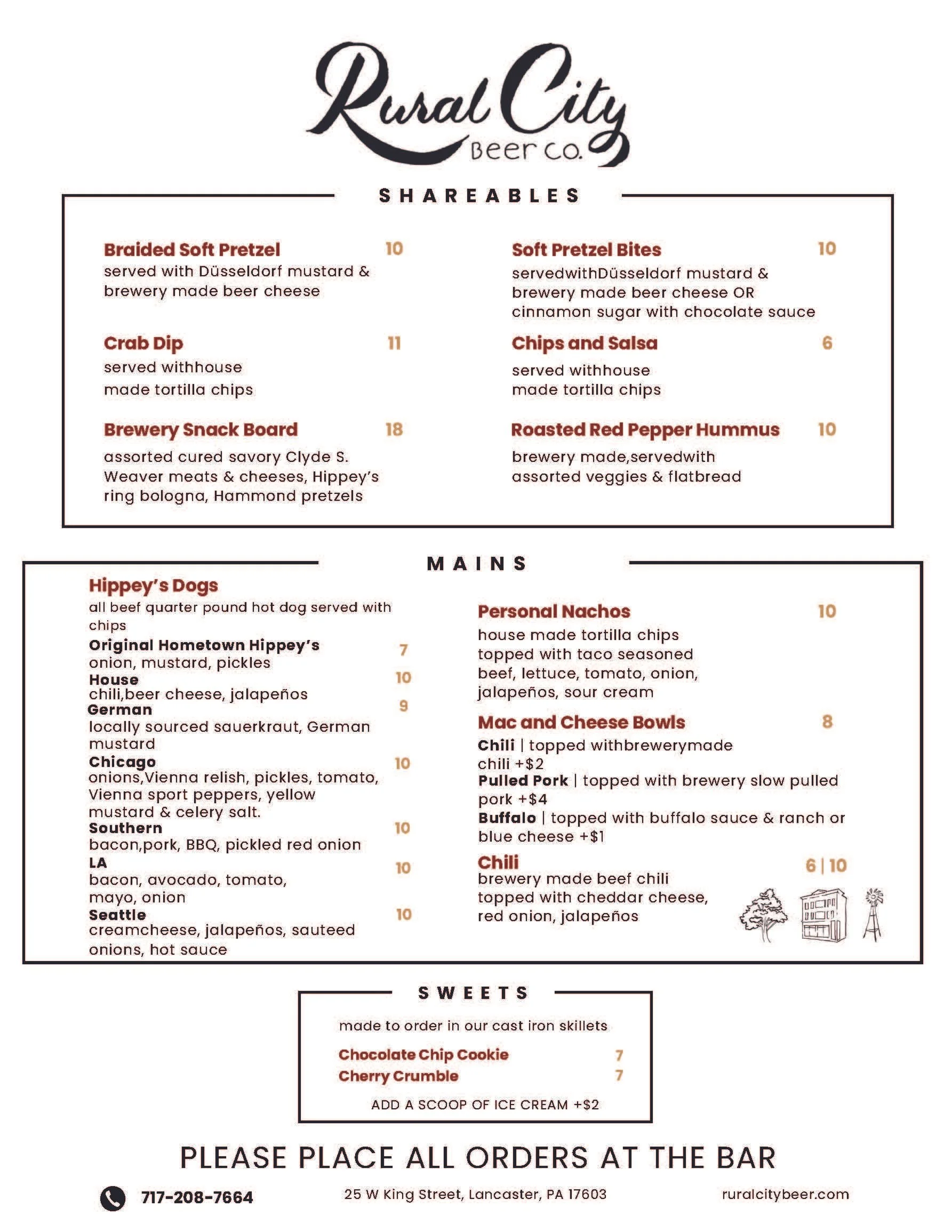Lancaster City Taproom | Rural City Beer Co. — 25 W King St