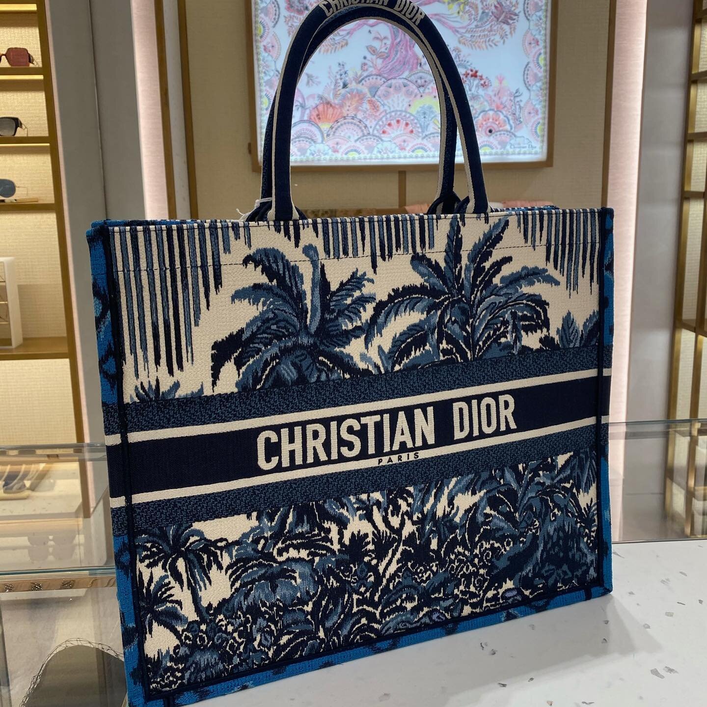 The ultimate summer accessory. The Dior Tote. Built with structure and class, this bag will take you to every activity your summer brings your way. 🌴{DM to secure yours}