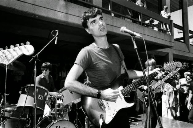 The Talking Heads at Sproul Plaza, Berkeley, 1978