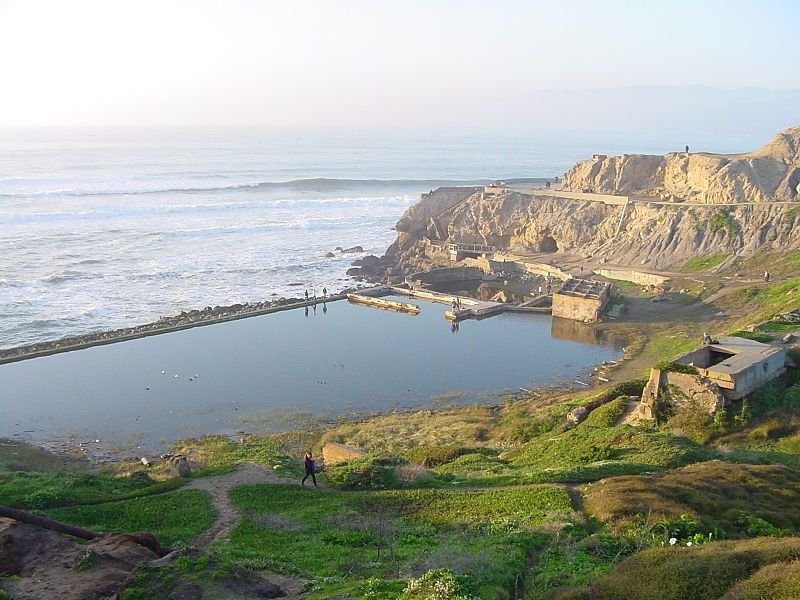  The ruins of the Sutro Baths, Lands End, San Francisco