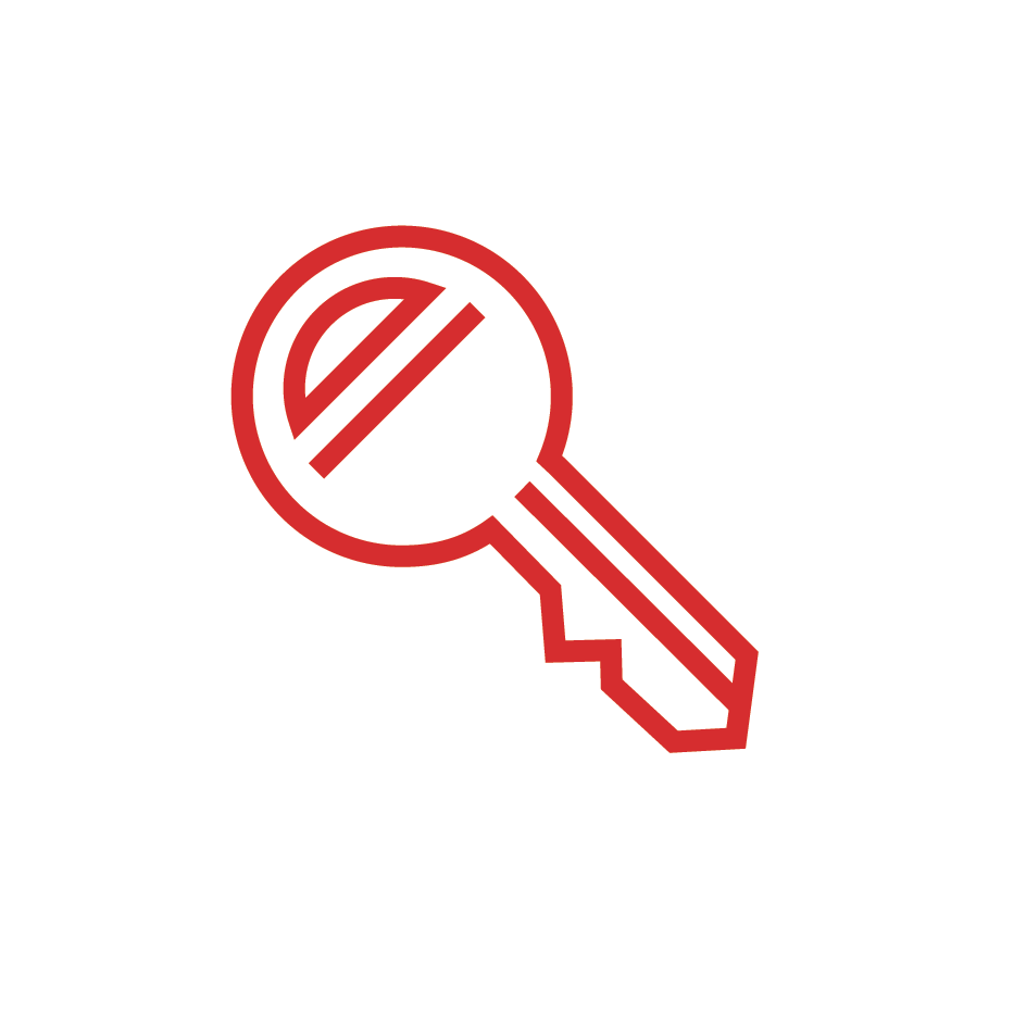 icon for Access membership that displays line art of a key