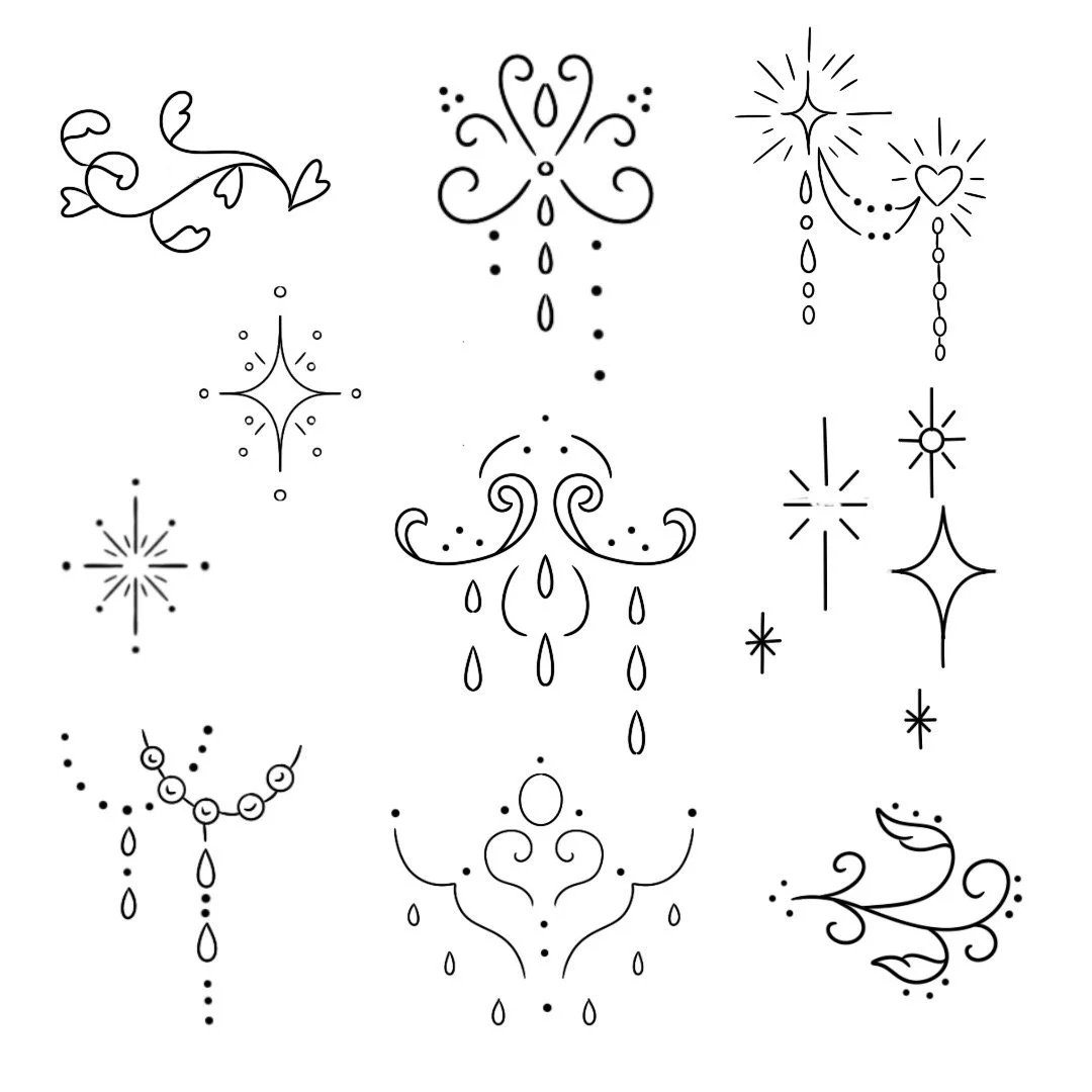 Flash designs available for booking, done by Brooke