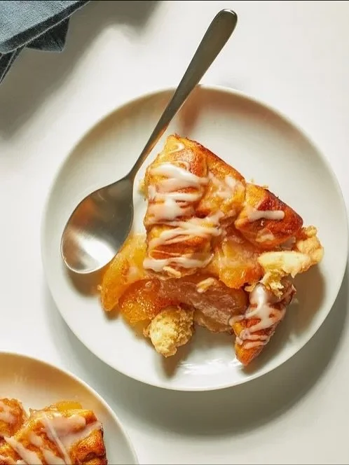 &ldquo;This two-ingredient apple cobbler combines a can of store-bought cinnamon rolls and a can of apple pie filling that get baked together in a 9x13-inch baking dish in the oven.&rdquo;
Find the recipe by searching &ldquo;apple cobbler&rdquo; on t