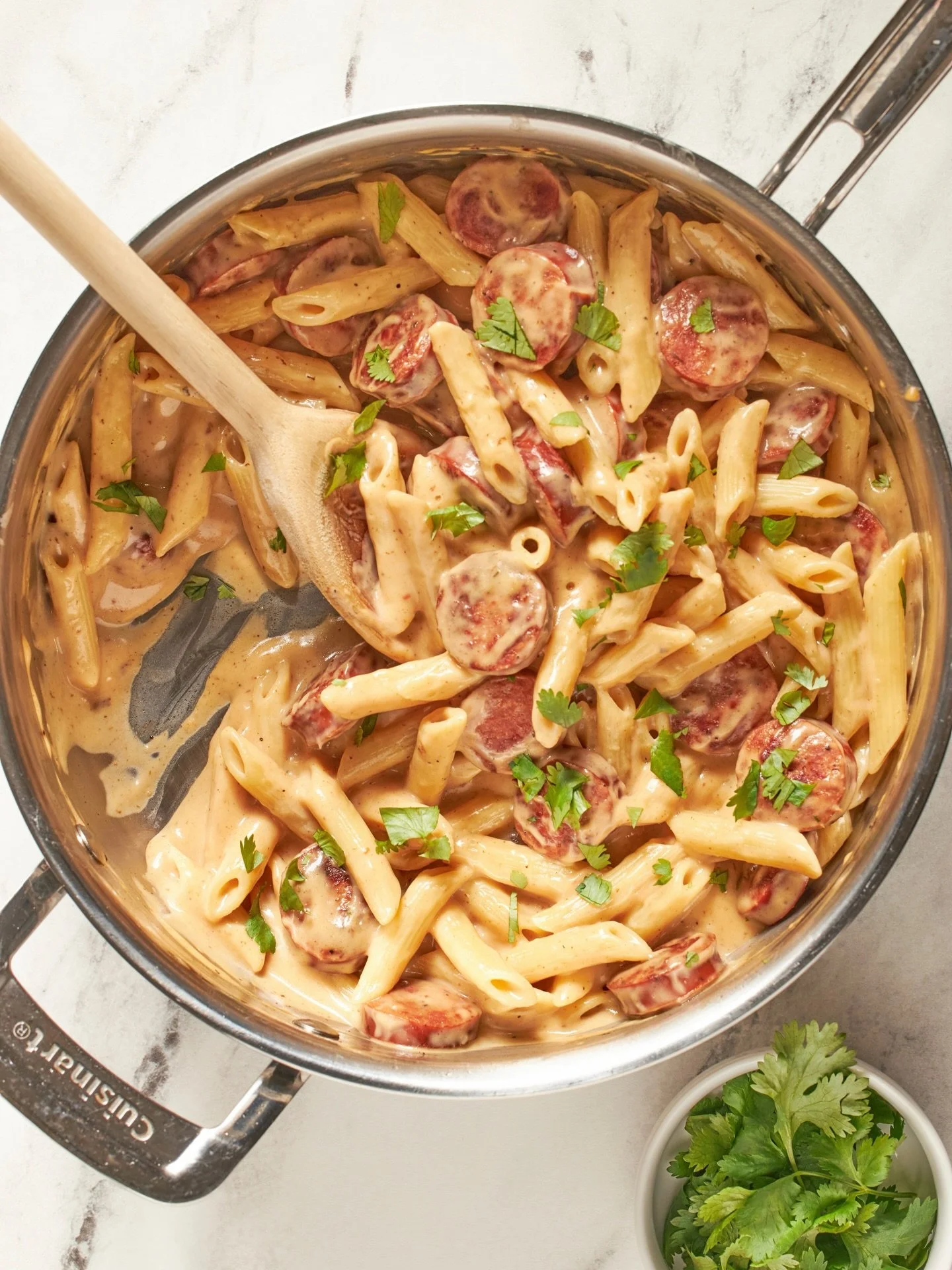 If you&rsquo;re still looking for an easy Cajun style recipe to make for Mardi Gras my 3-ingredient pasta is a hit every time!
Find the recipe on the Simply Recipes site by searching &ldquo;Cajun pasta&rdquo;.