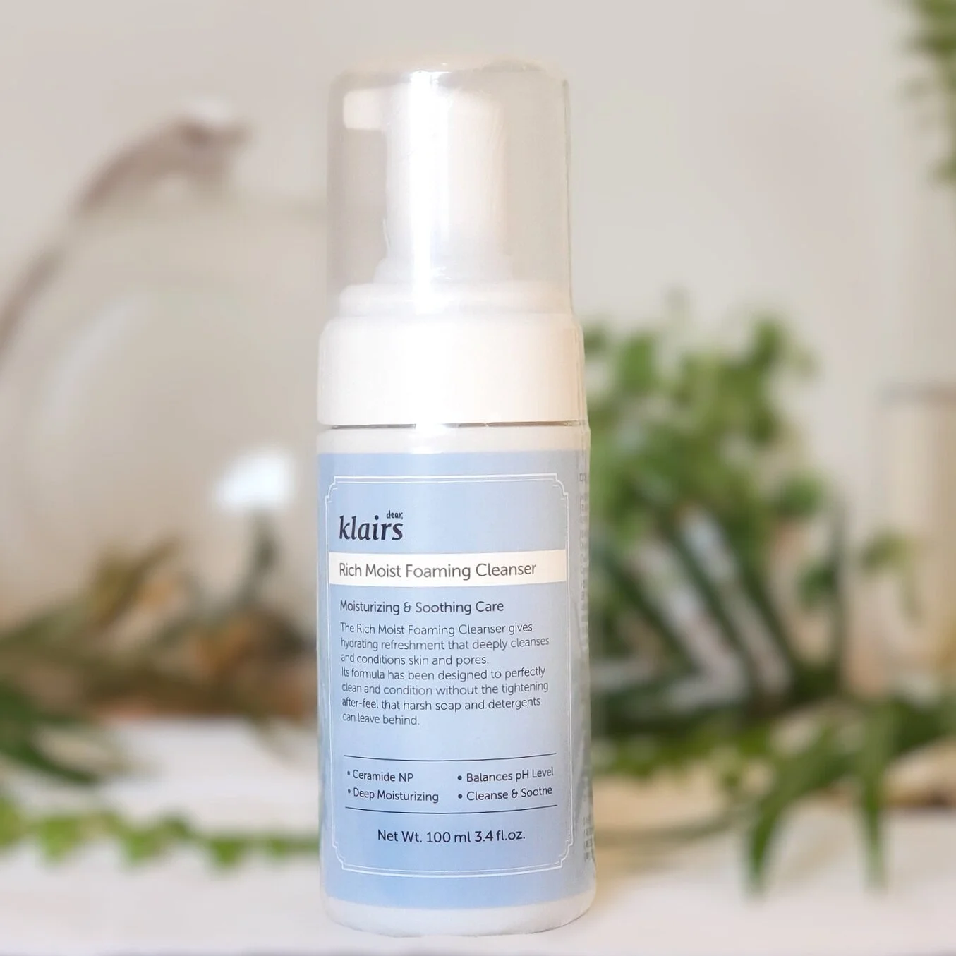 dear klairs rich moist foaming cleanser