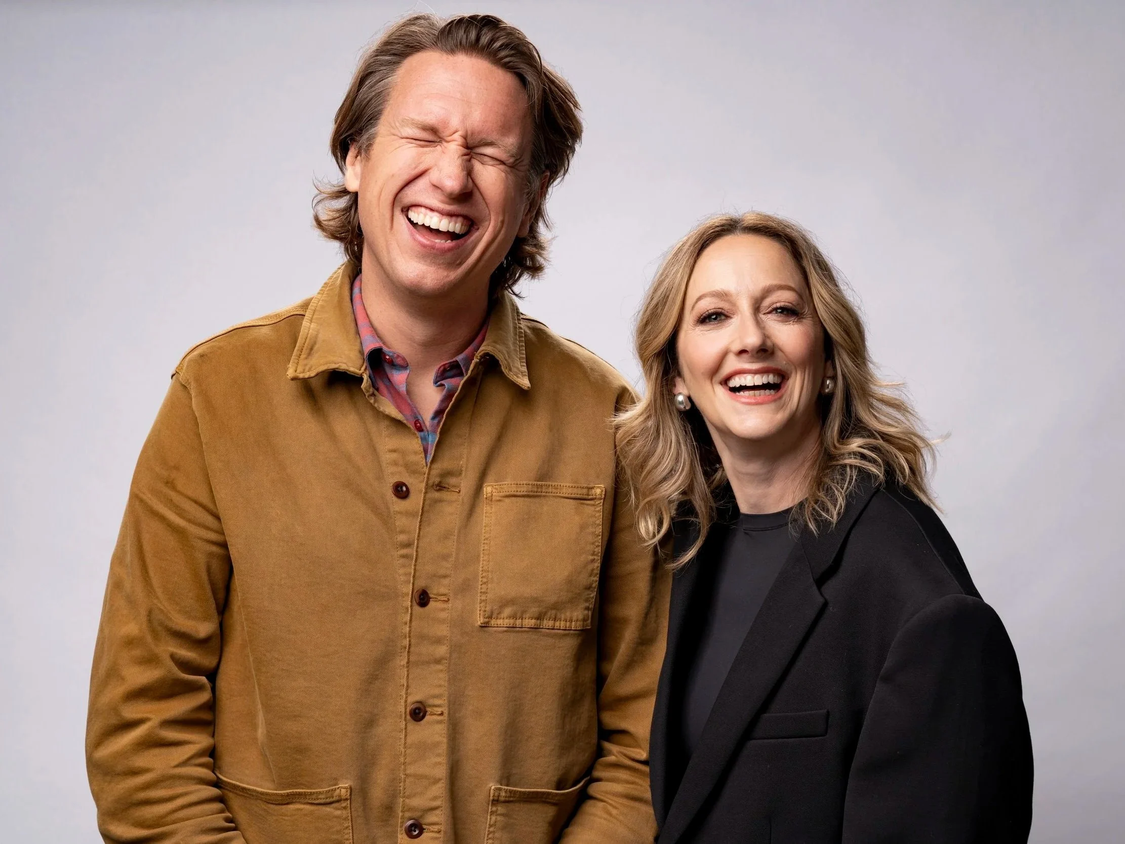 Judy Greer and Pete Holmes