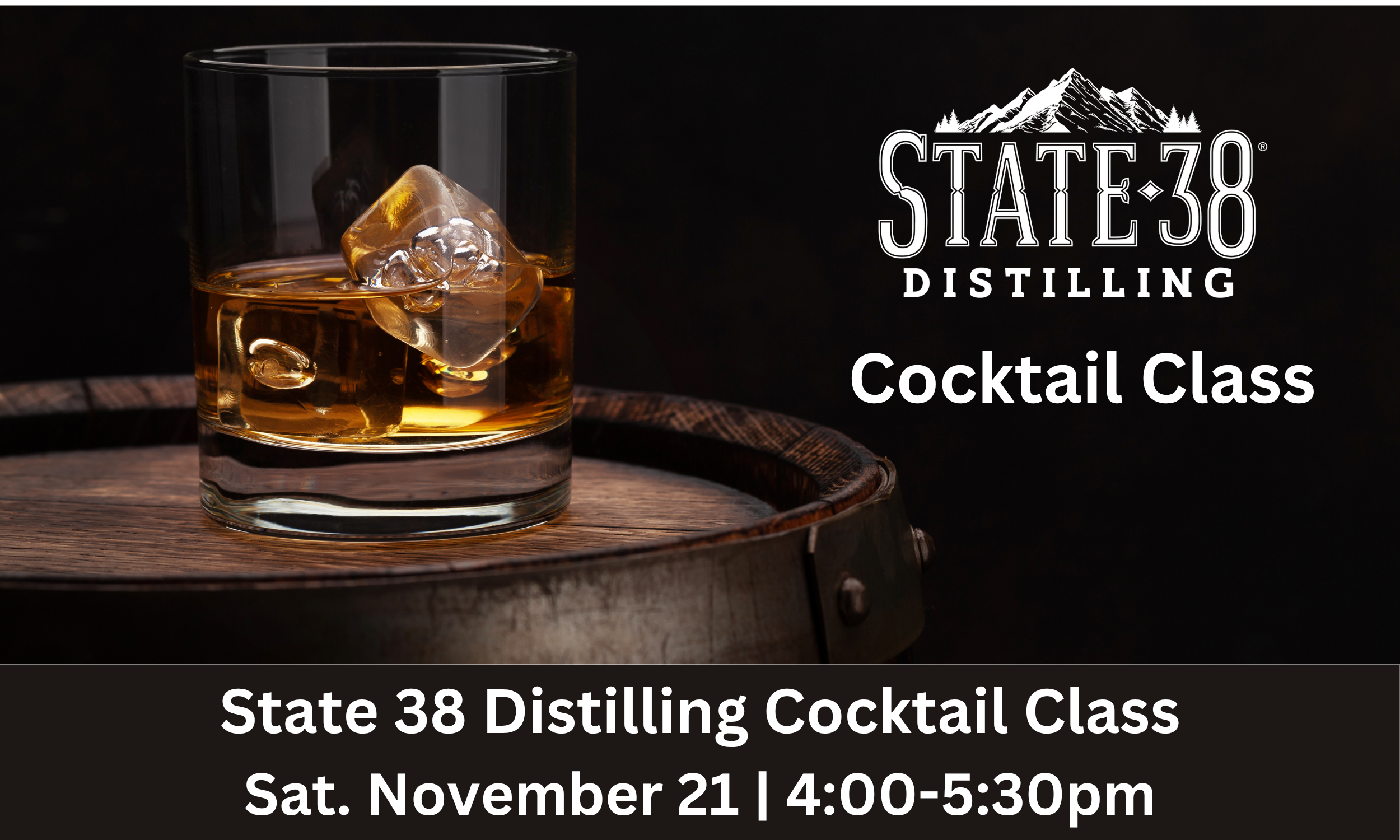 Golden Distillery Cocktail Class - Nov. 21