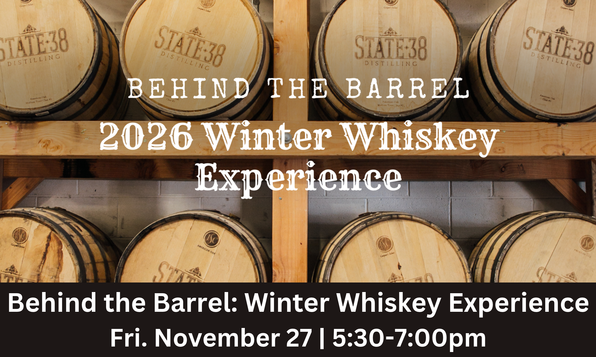 Winter Whiskey Bottling Experience