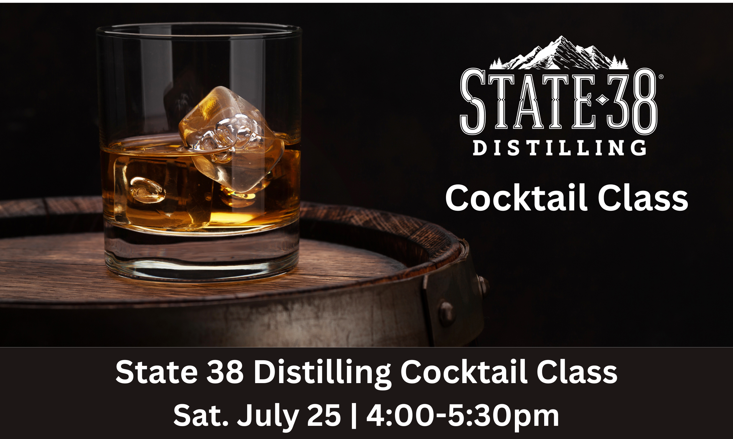 July Distillery Cocktail Class