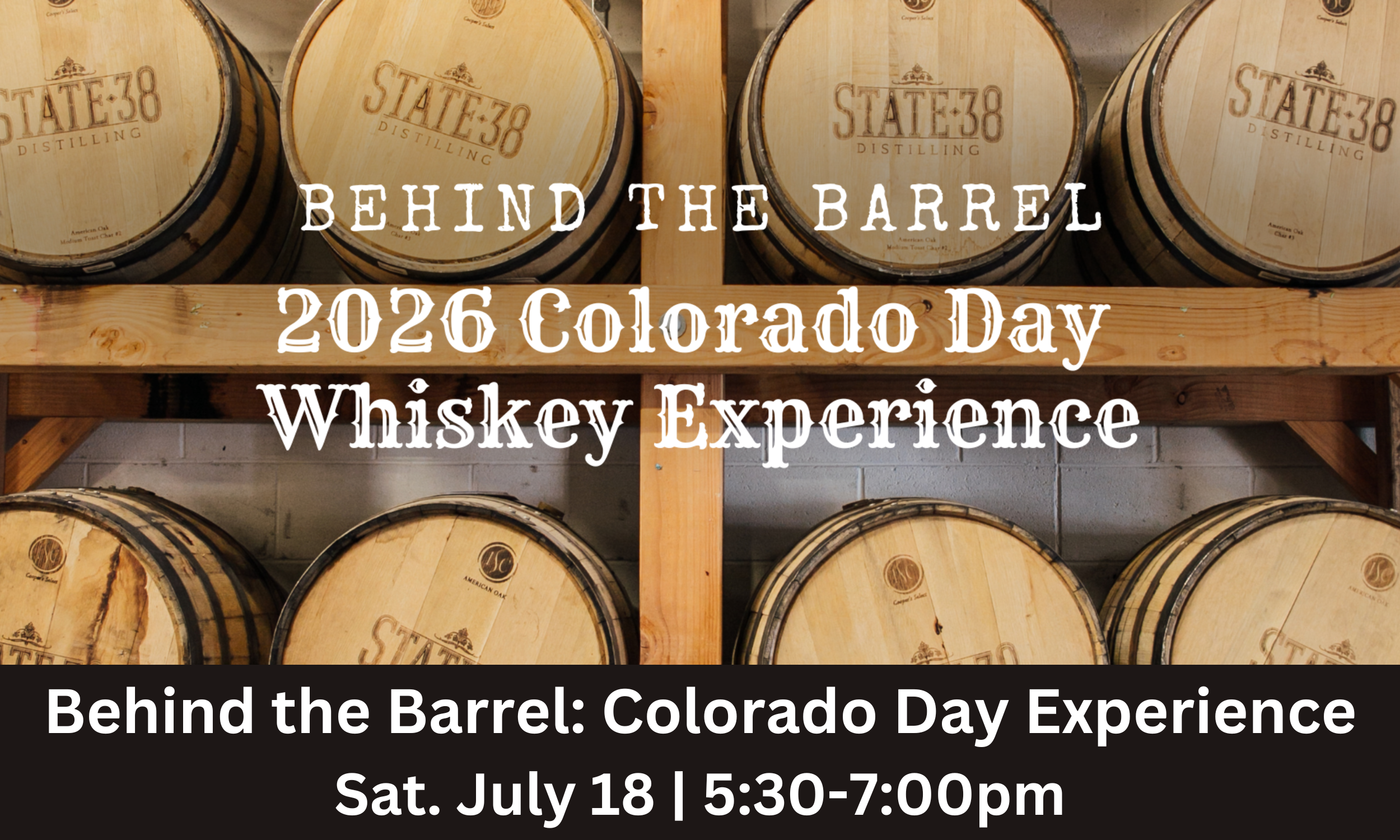 Colorado Day Whiskey Experience