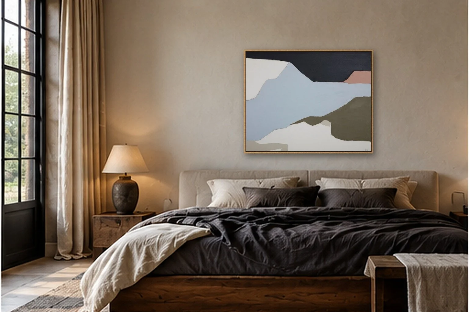 merced-giclee-white-oak-frame-room