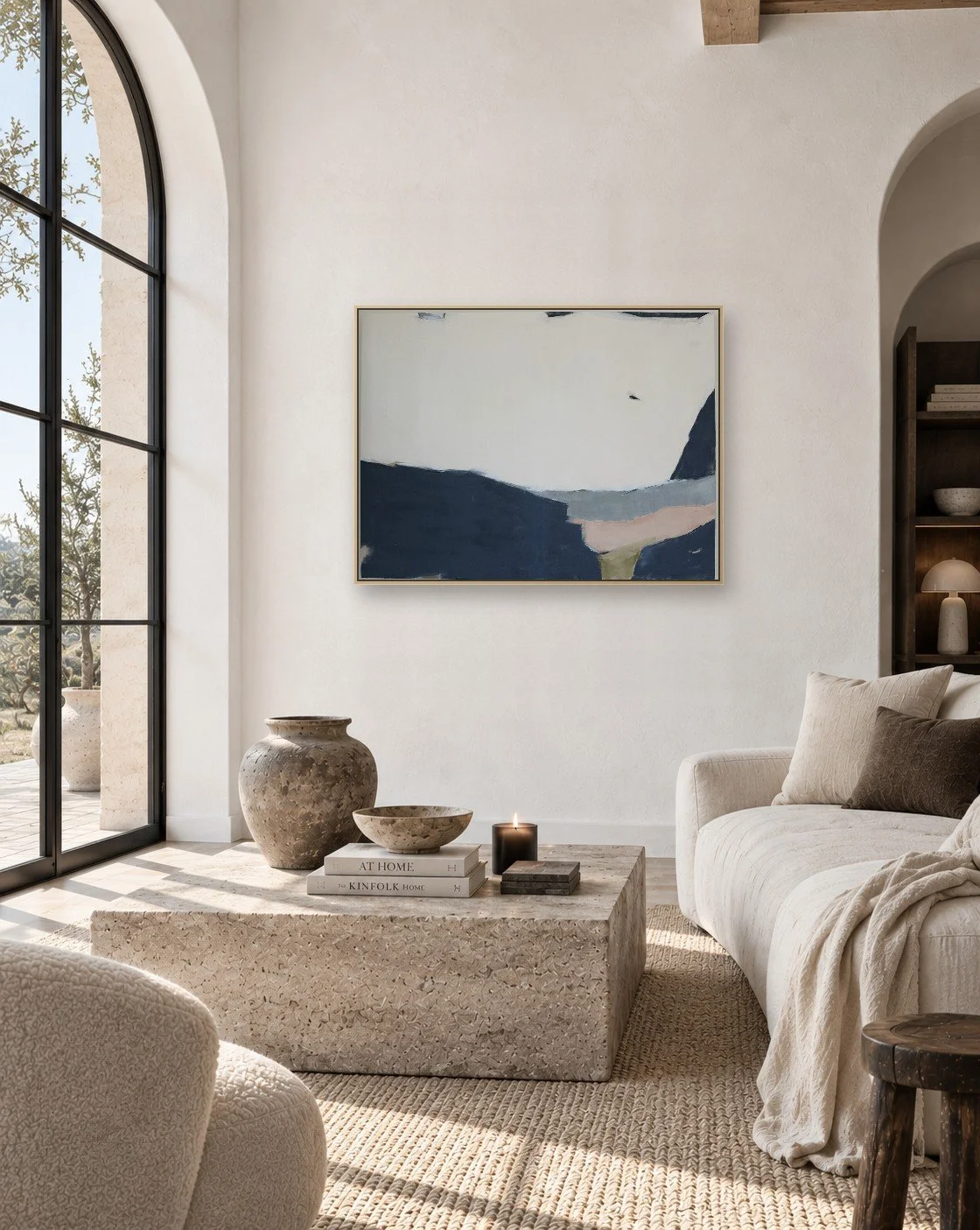 June-Waters-framed-giclee-in-room