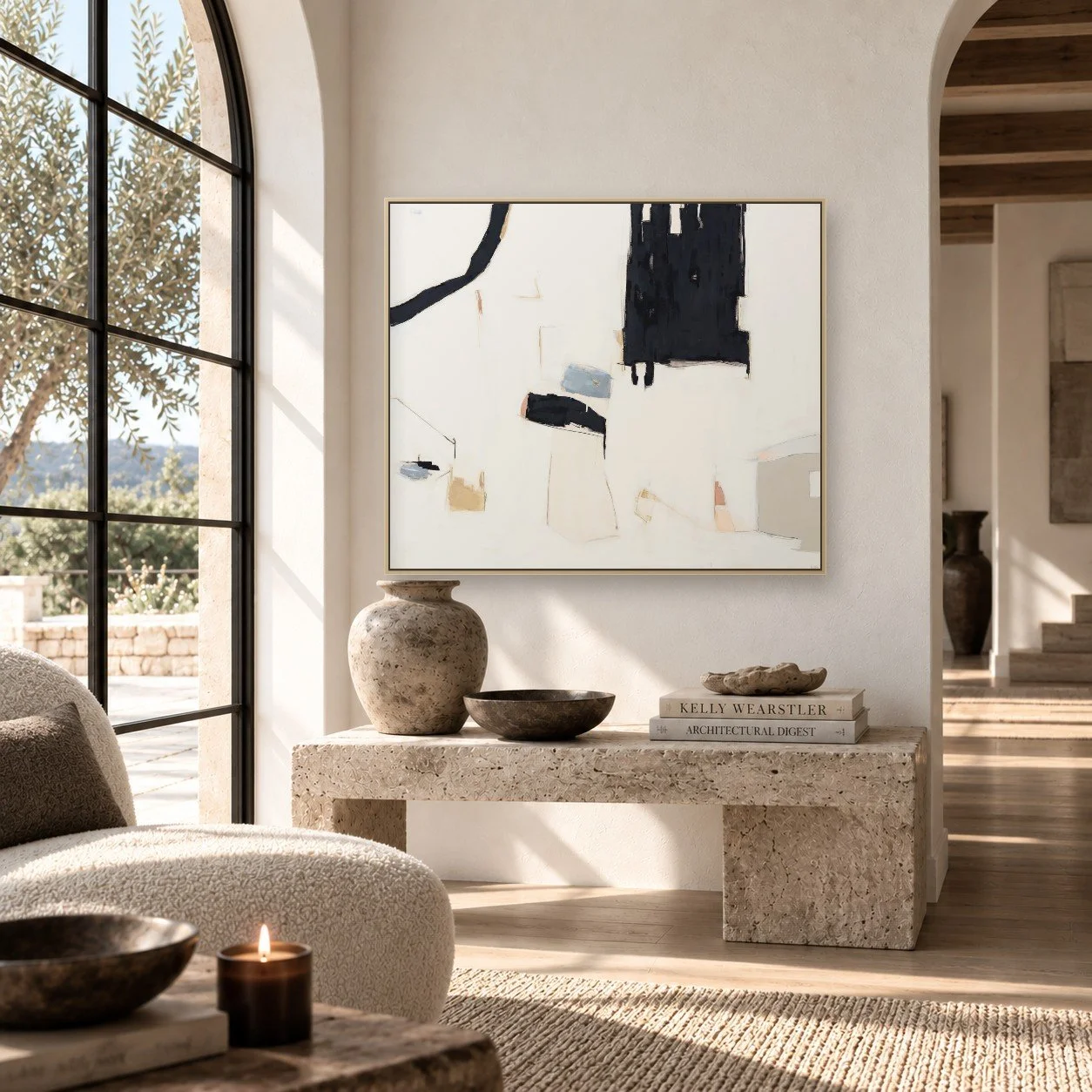 A-Mere-le-Mere-framed-giclee-in-room