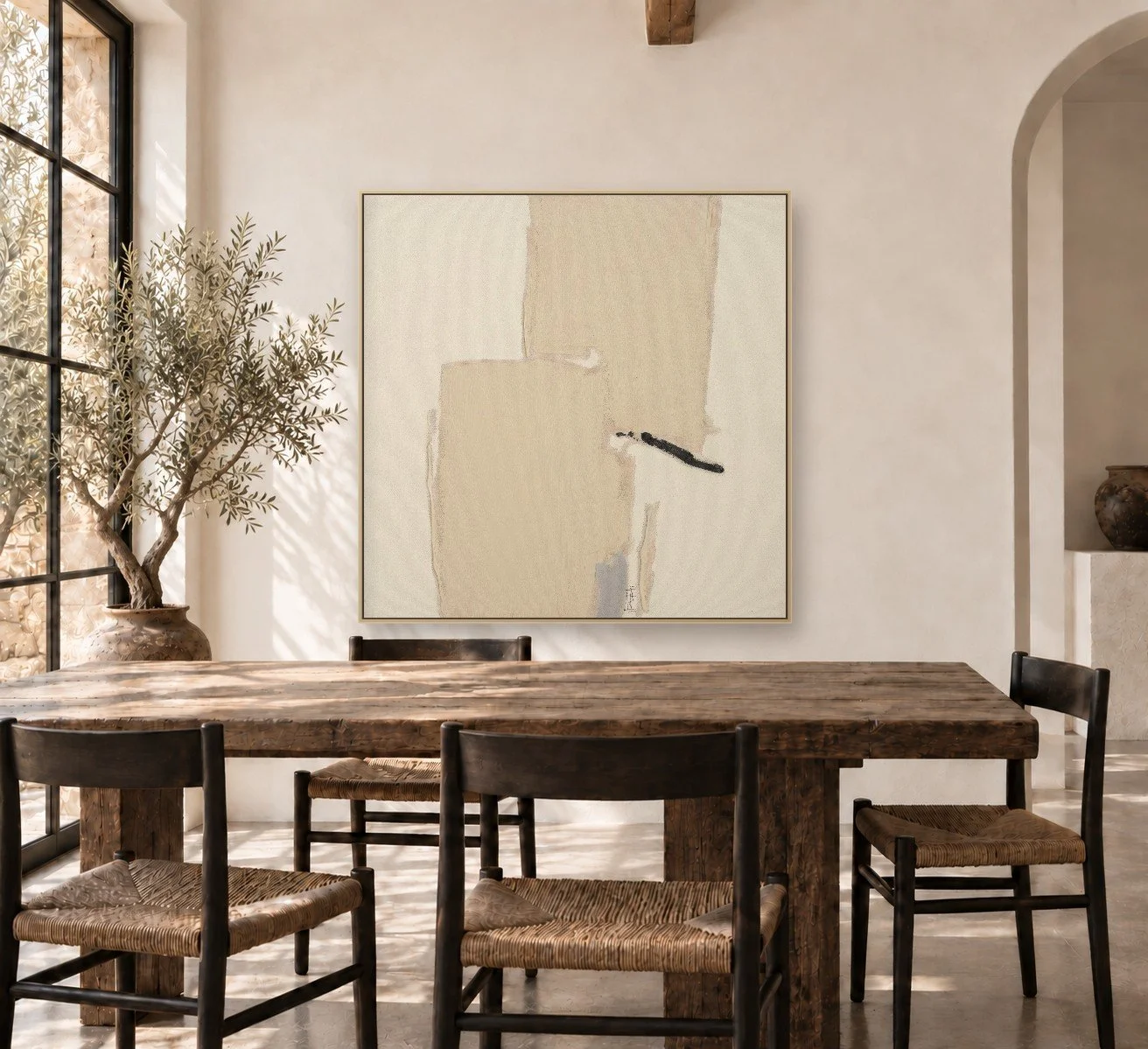 Le-Sculpter-Study-I-framed-giclee-in-room