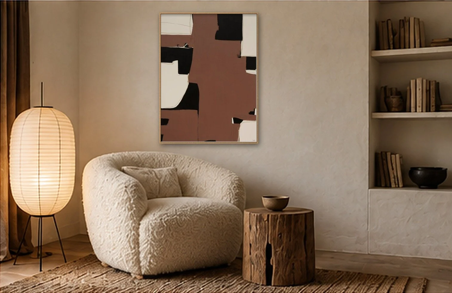 souk-giclee-white-oak-frame-room
