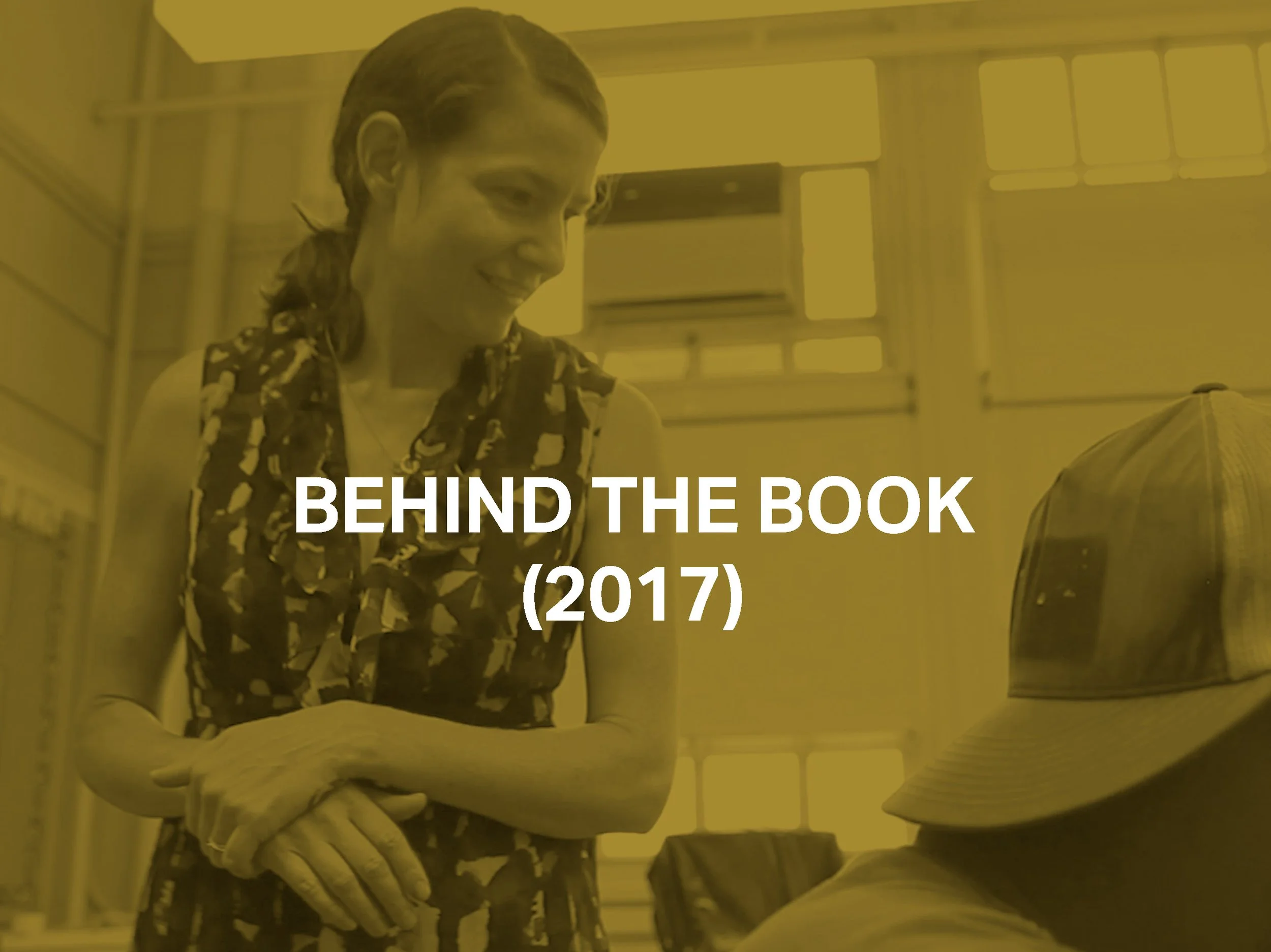 BEHIND THE BOOK